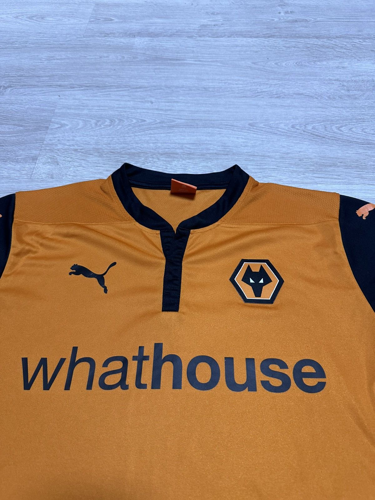 Puma Puma Jersey Soccer Wolverhapmton 2014/15 home shirt Size US M / EU 48-50 / 2 - 2 Thumbnail