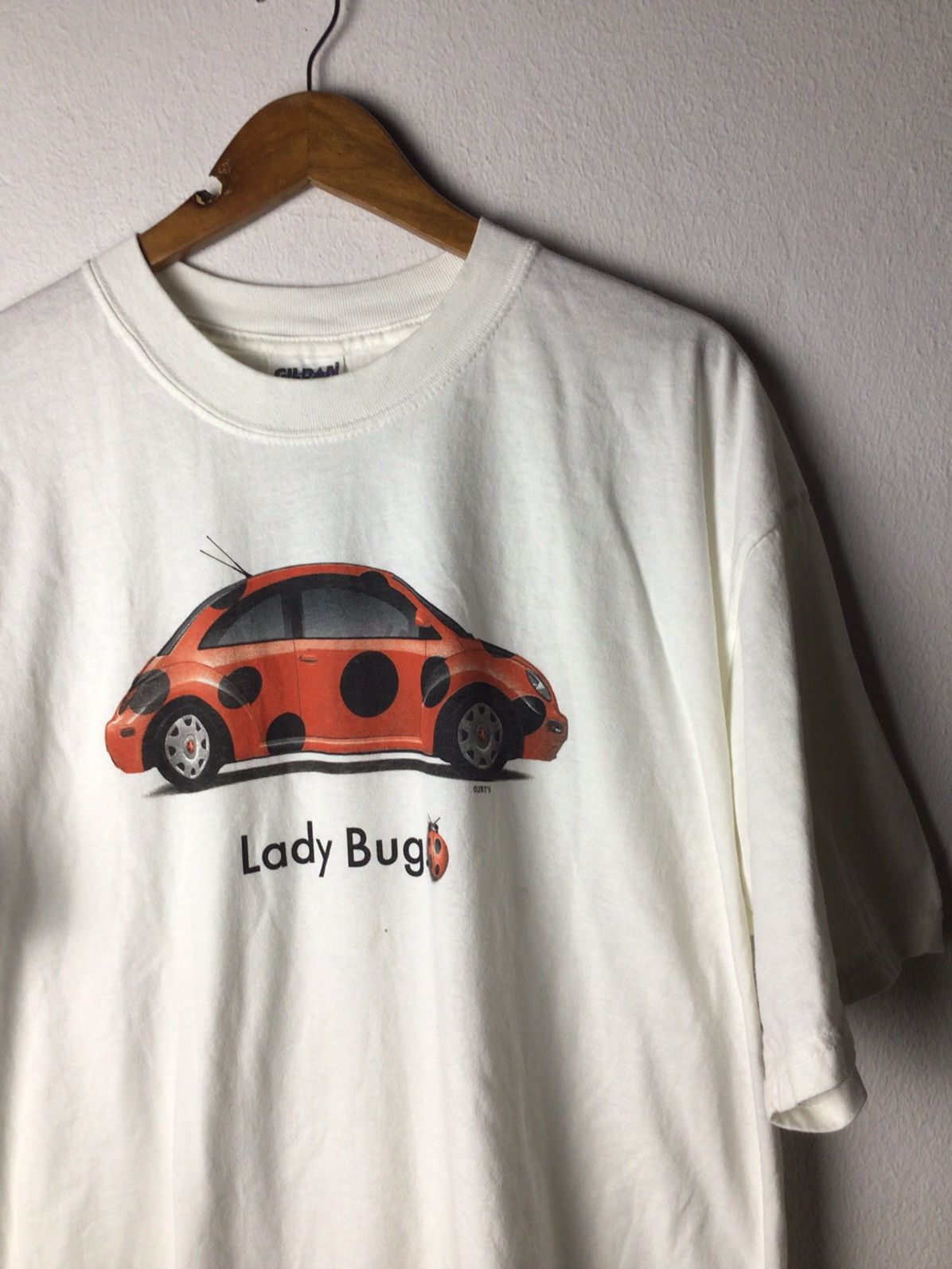 Vintage Volkswagen Beetle Lady Bug 00's Size US XL / EU 56 / 4 - 2 Thumbnail