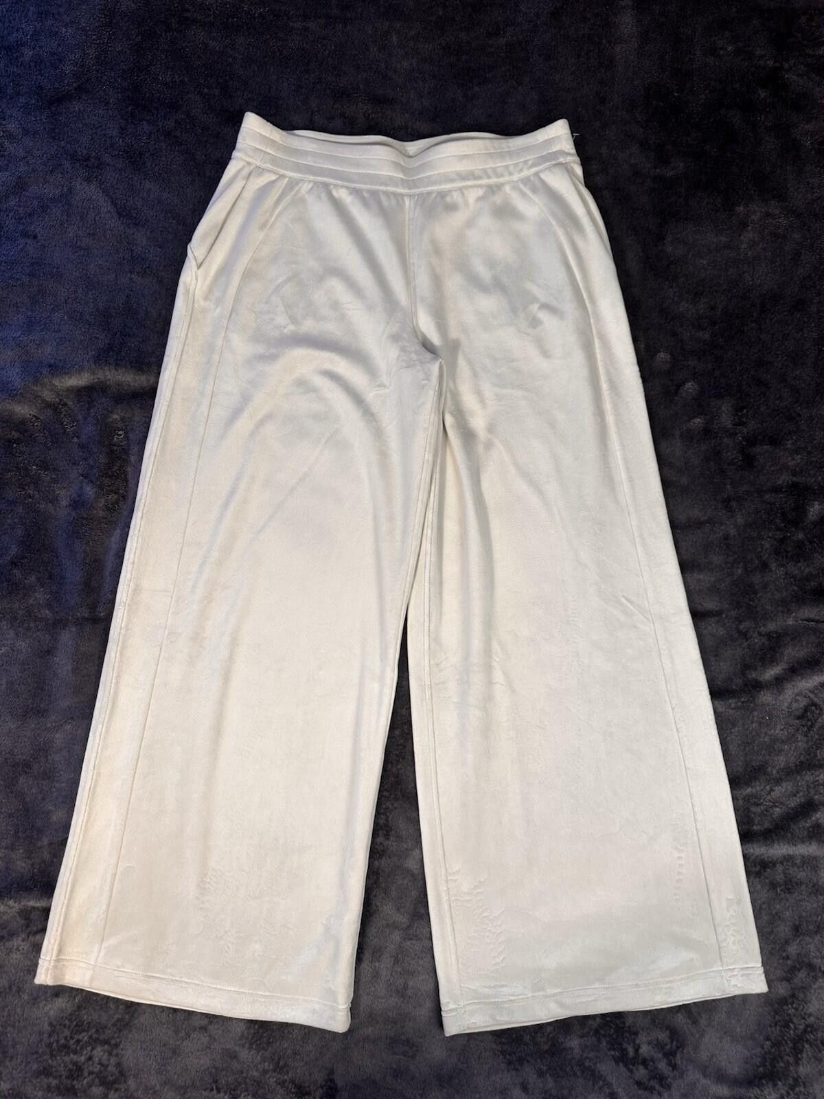 Lululemon Lululemon Women’s Velvet Scuba Wide-Leg Pants Bone XL Size 40" / US 18 - 1 Thumbnail