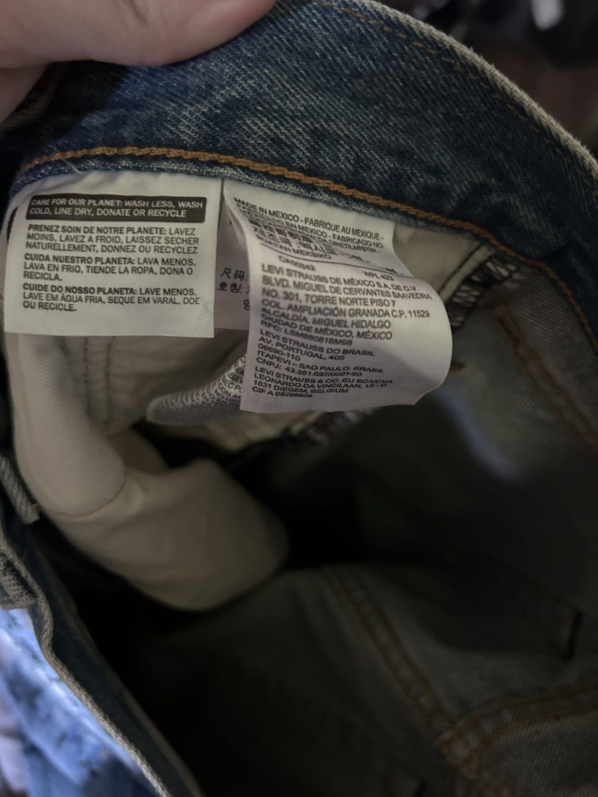 DENIM TEARS × IRAK Denim Tears Cotton Wreath Levis X IRAK Jeans Size US 30 / EU 46 - 6 Thumbnail