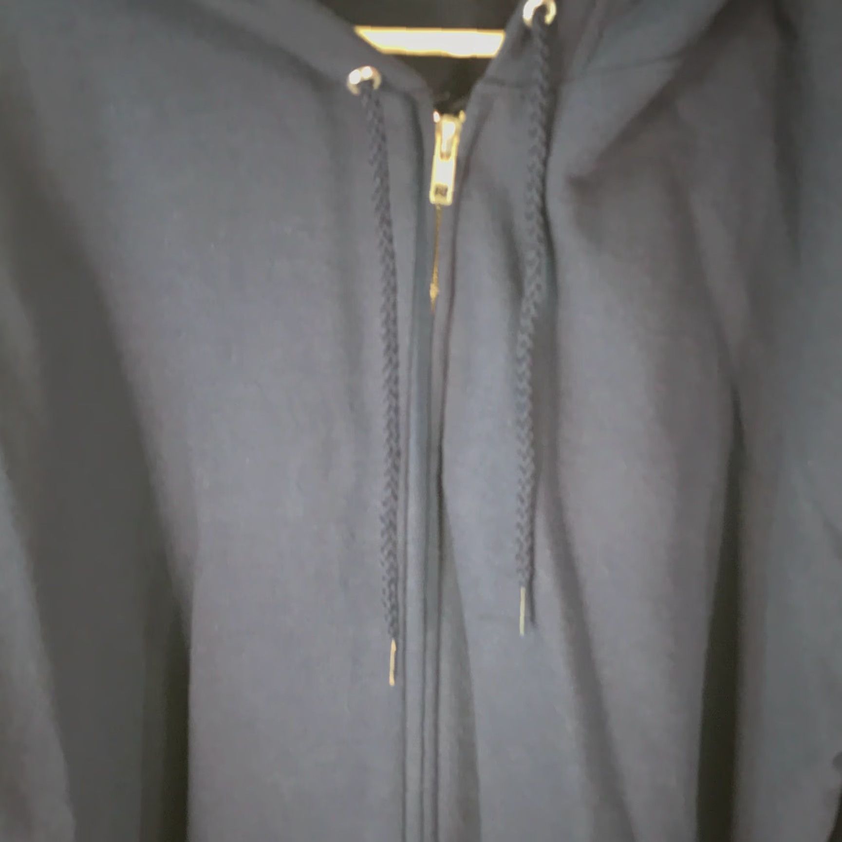 Hanes Hanes Ecosmart Mens Long Sleeves Navy Blue Full Zip Hoodie Jacket Size Large Size US L / EU 52-54 / 3 - 3 Thumbnail