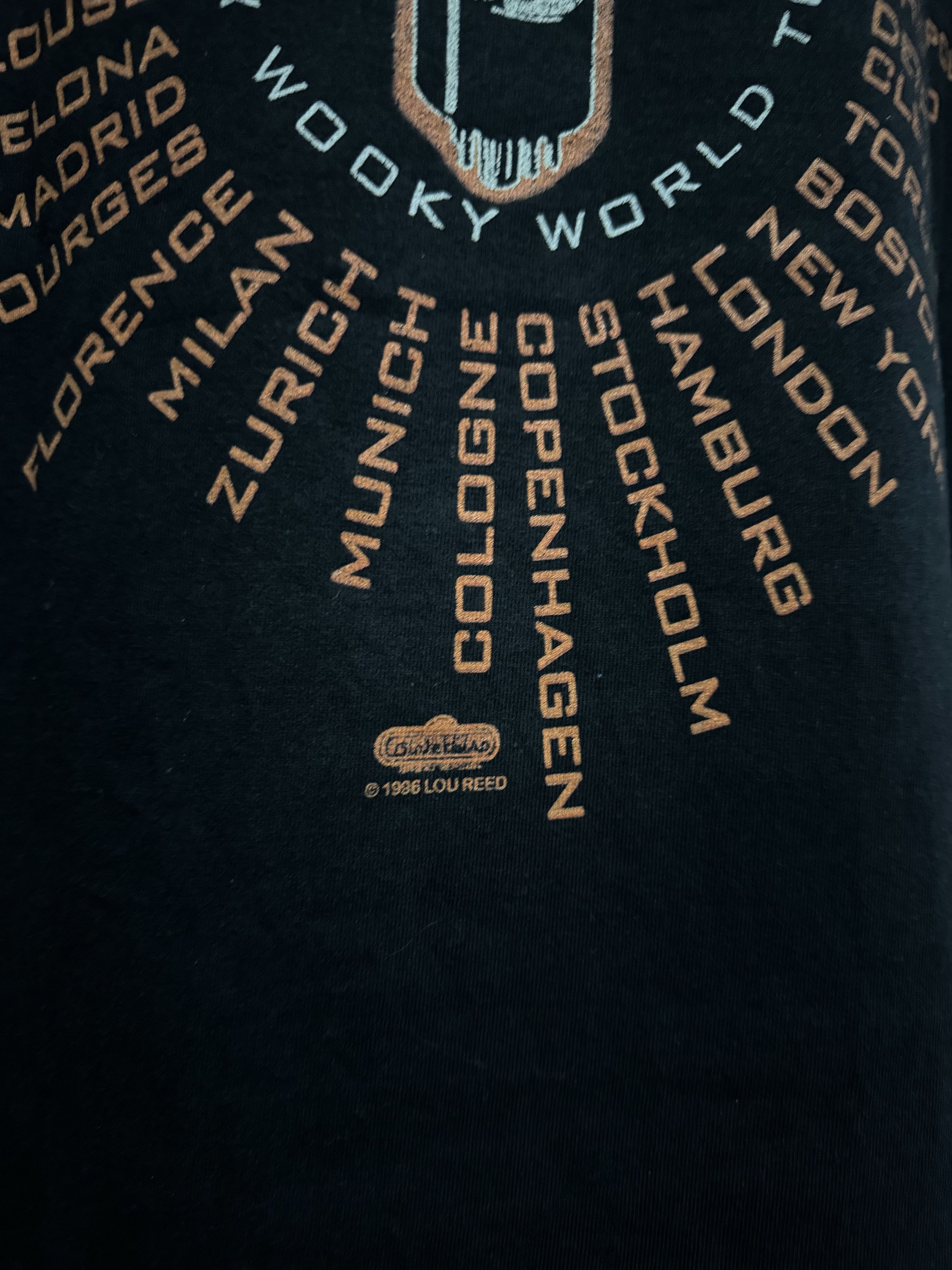 Band Tees × Vintage Lou Reed Hooky Wooky World Tour 1996' Size US XL / EU 56 / 4 - 4 Thumbnail