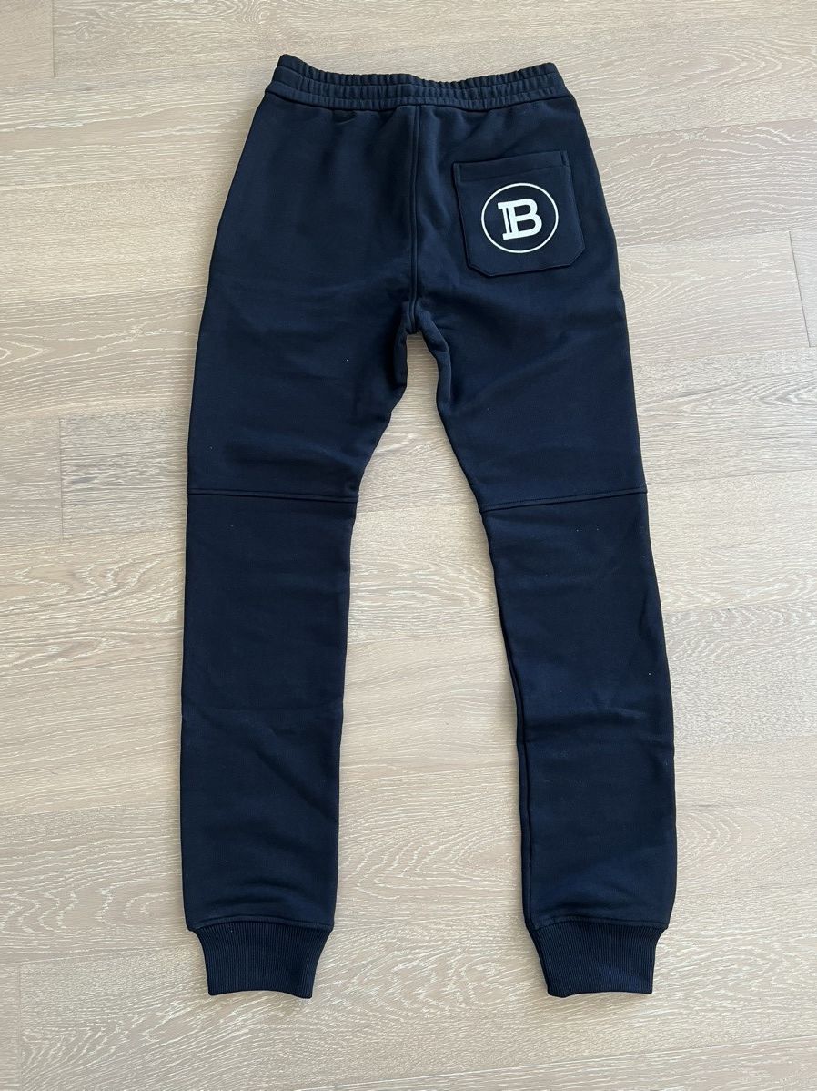 Balmain BALMAIN Logo Cotton Track Pants Slim fit Size US 30 / EU 46 - 2 Thumbnail
