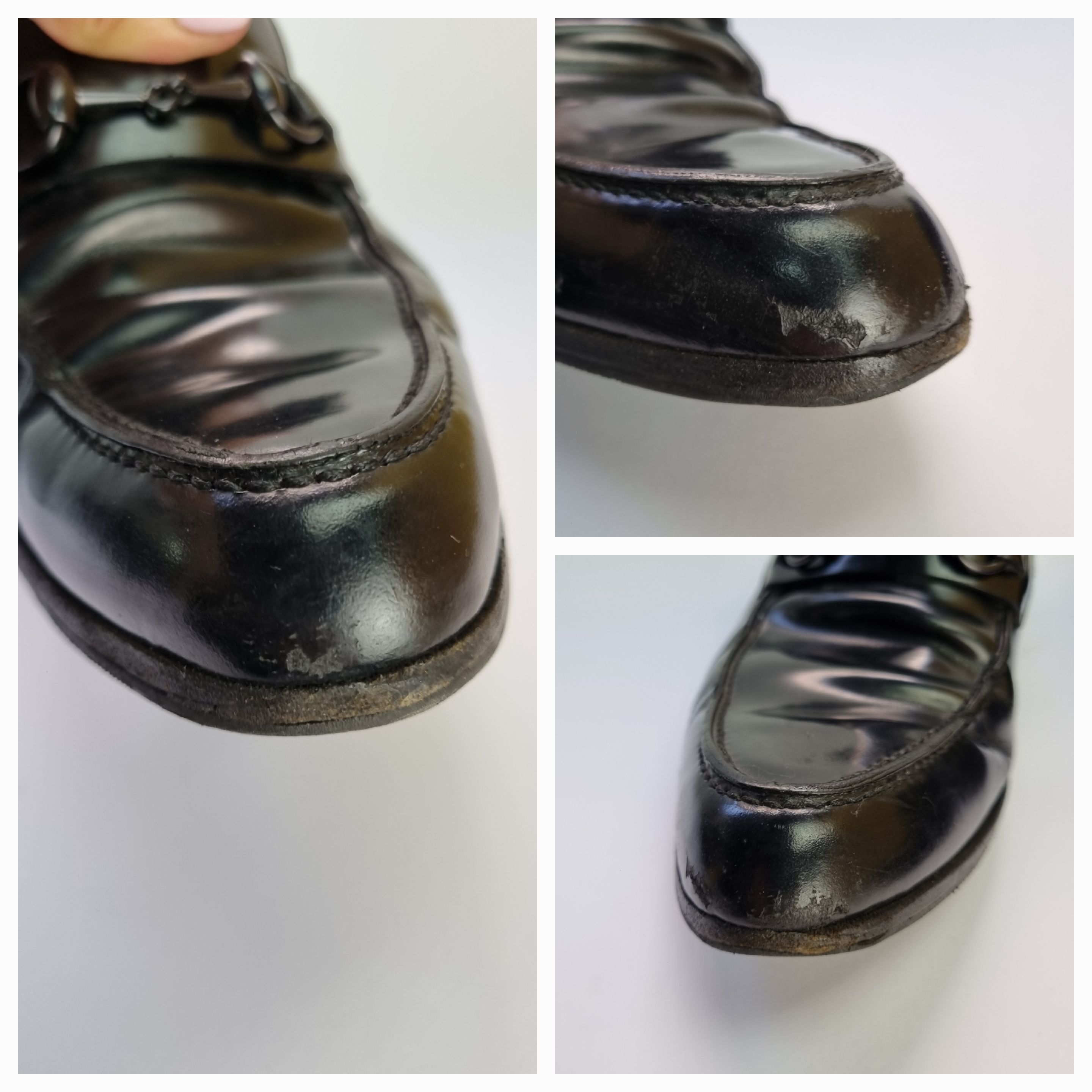 Gucci Vintage Gucci Vibram Leather Loafers Italian Shoes 181808 Size US 7 / EU 40 - 20 Thumbnail