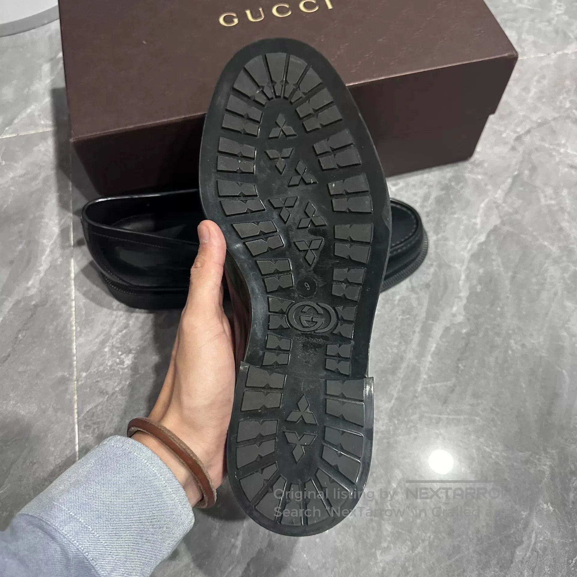 Gucci GUCCI Black Loafer Rain Boots. Size US 9 / EU 42 - 3 Thumbnail