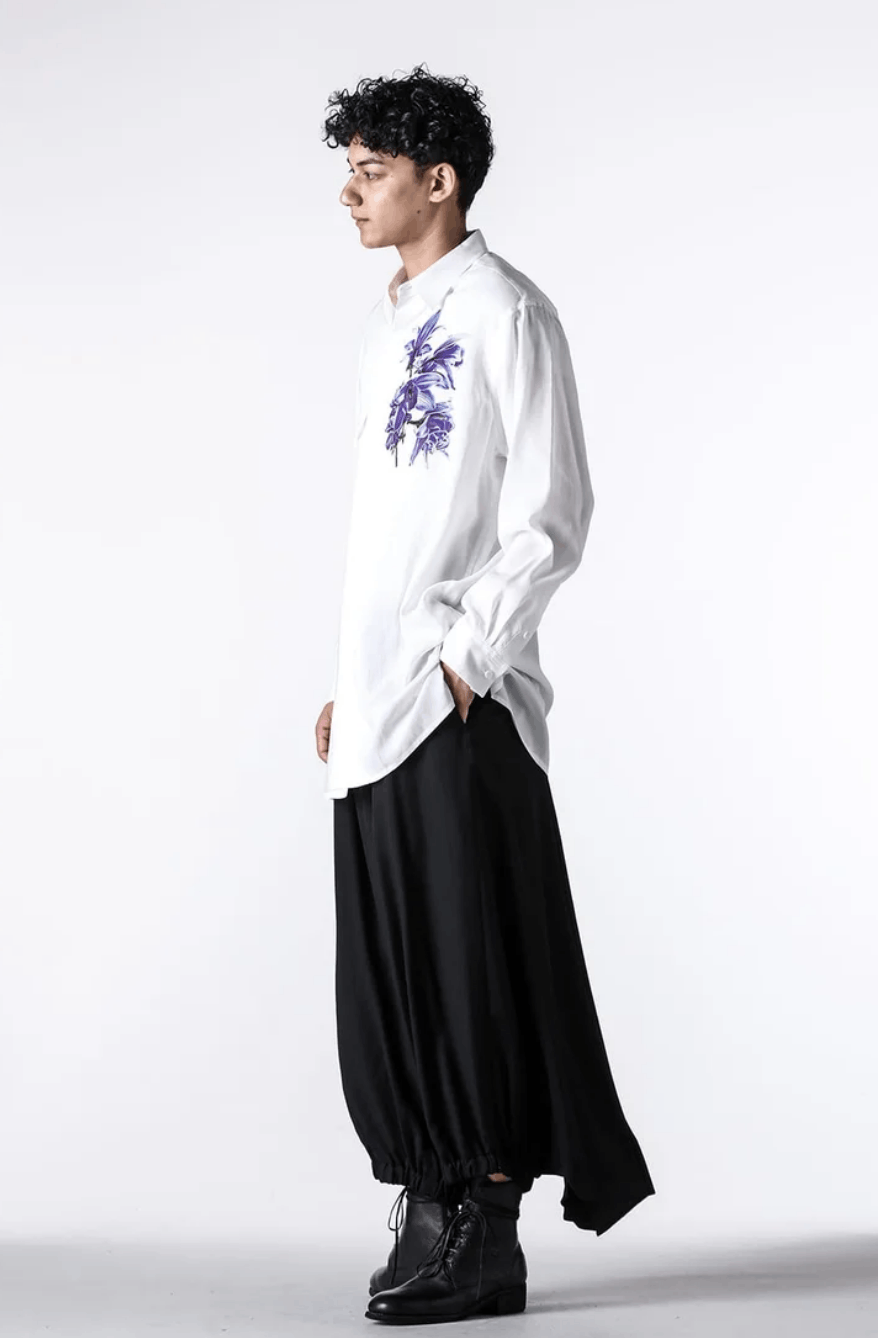 Yohji Yamamoto Yohji Yamamoto Pour Homme - Tencel Crow Karas Pants Size US 32 / EU 48 - 7 Thumbnail