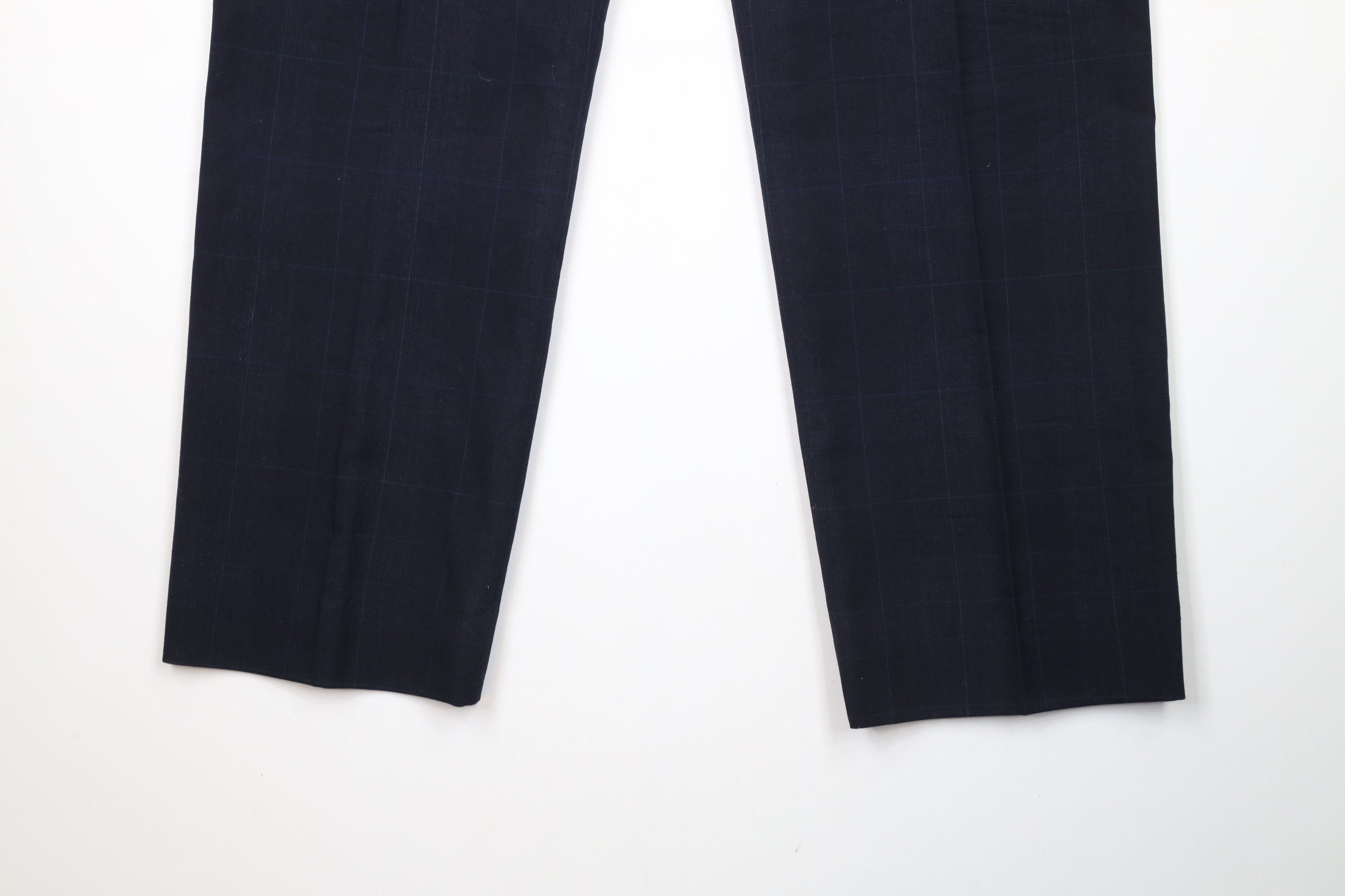 Vintage Vintage 90s Streetwear Hand Tailored Wool Wide Leg Pants Size US 36 / EU 52 - 14 Thumbnail