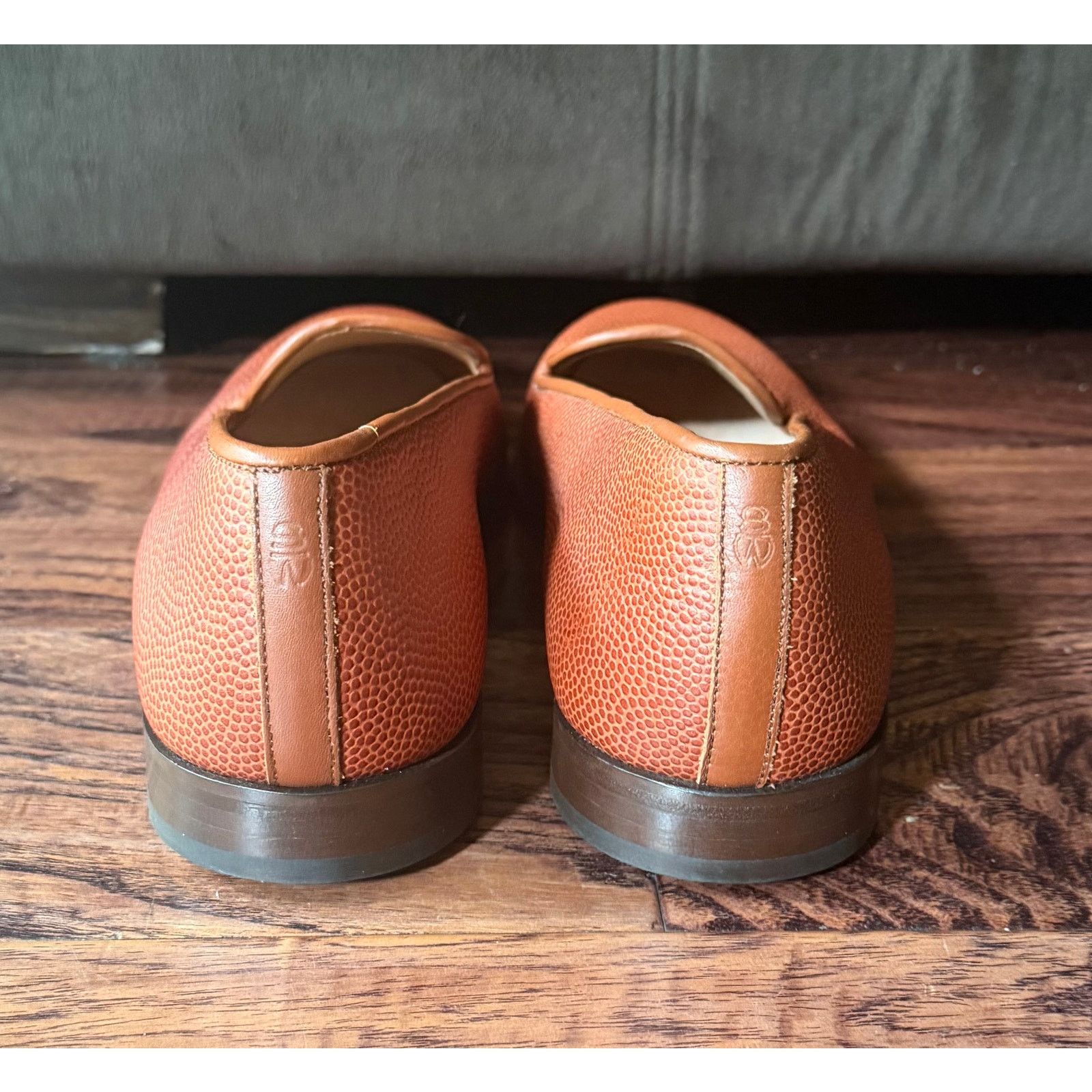$1095 New Stubbs & Wootton Limited Edition 9.5 Loafers in Brown, Men's — image 5 of 6