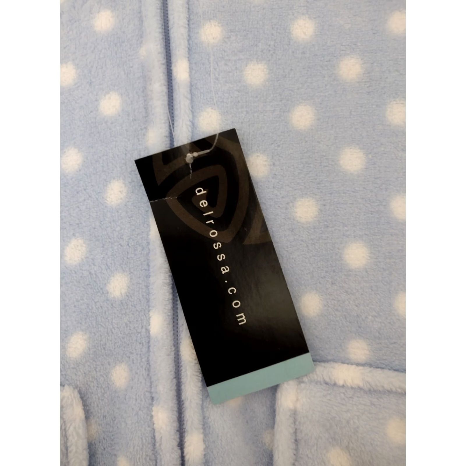 Vintage Alexander Del Rossa Women's Fleece One Zee Hooded Footed Pajamas Blue XS Size ONE SIZE - 7 Thumbnail