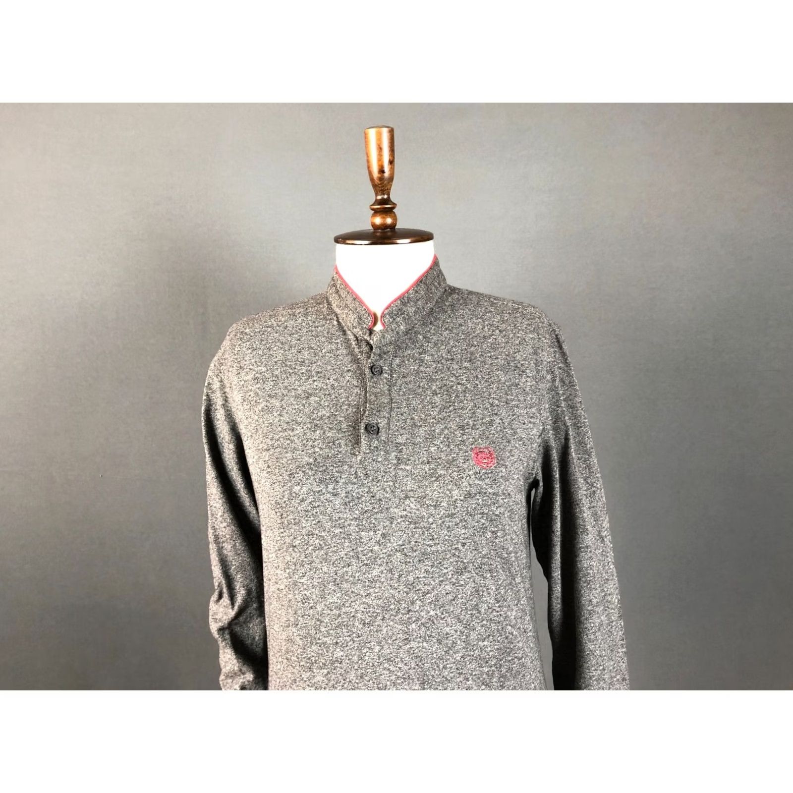 The Kooples The Kooples Polo Cotton Gray Women M Size Polo Shirt Embroidered Logo Classic Breathable Regular Size M / US 6-8 / IT 42-44 - 4 Thumbnail