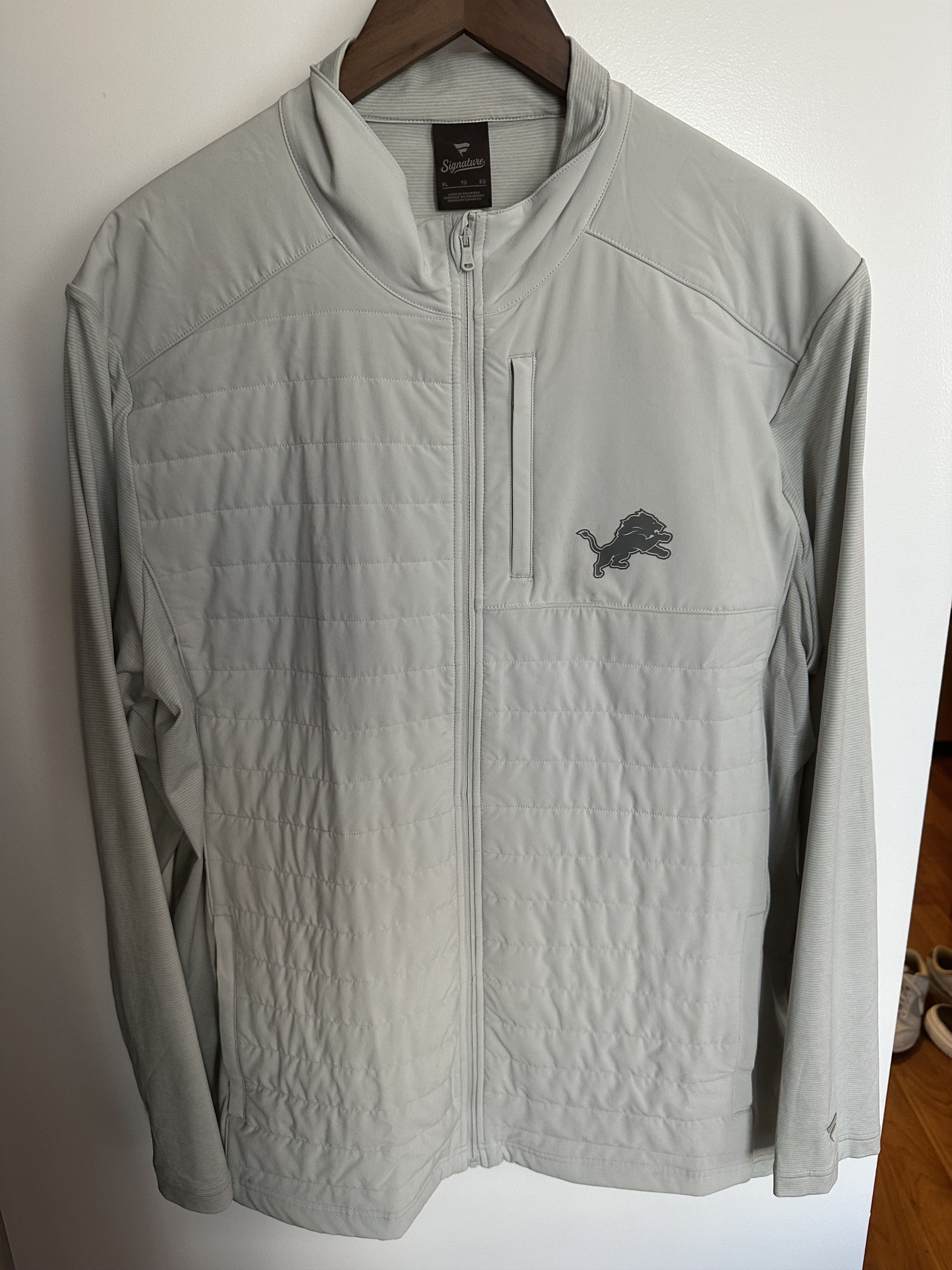 Other Detroit Lions Gray/Heather Gray Front Office Tonal Jacket Size US XL / EU 56 / 4 - 1 Thumbnail