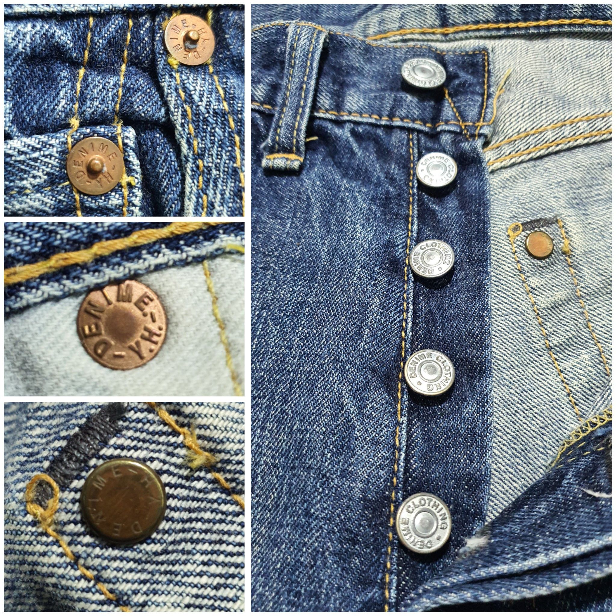 Denime × Japanese Brand × Vintage DENIME 31/40 NON-SELVEDGE JEANS Size US 31 - 6 Thumbnail