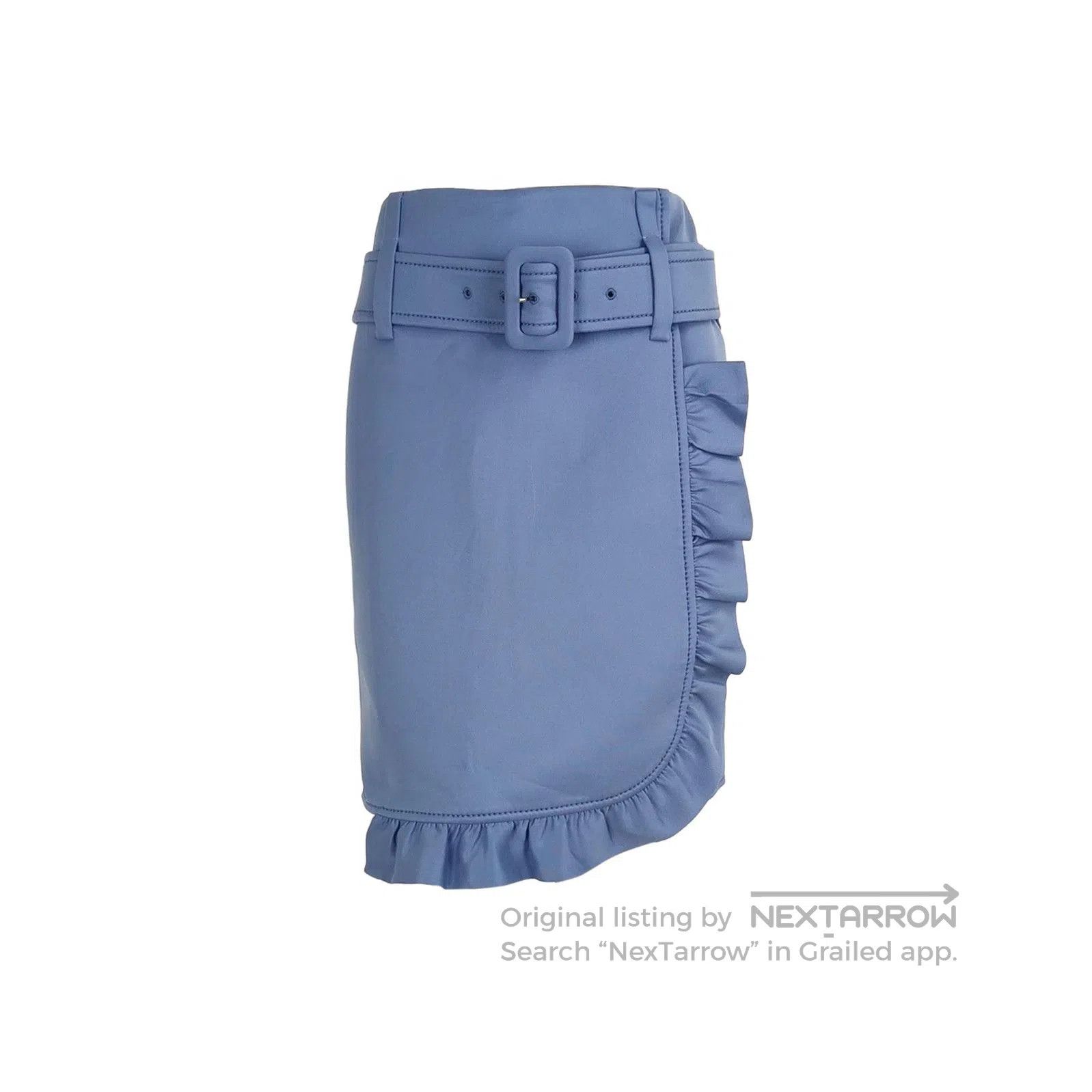 Prada Prada Solid Color Ruffled Skirt Size 36 . Size 35" - 1 Thumbnail