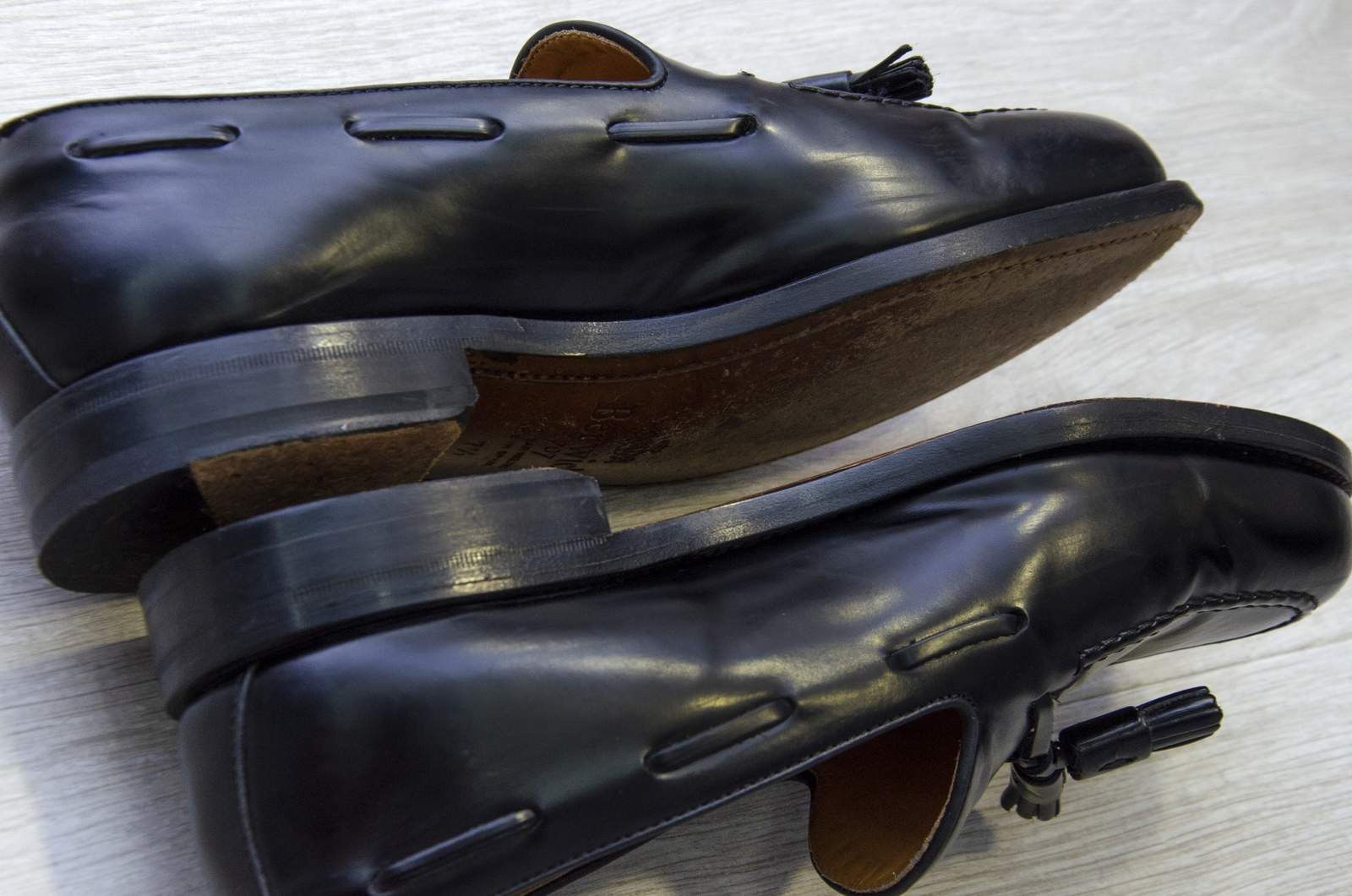Berwick 1707 Loafers Berwik 8491-KP9 Cordovan Black Size 7 1/2 Size US 7.5 / EU 40-41 - 7 Thumbnail