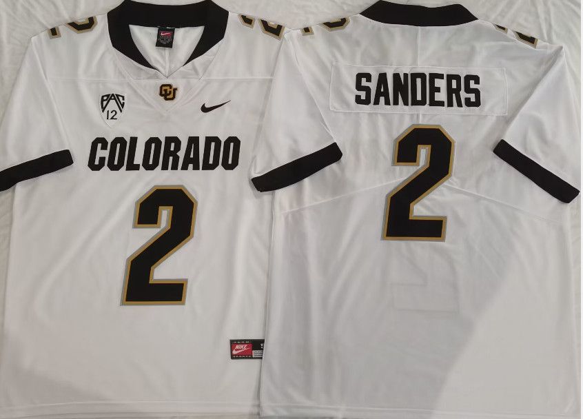 Other Men's Shedeur Sanders #2 Buffaloes White Jerseys Size US XXL / EU 58 / 5 - 1 Thumbnail