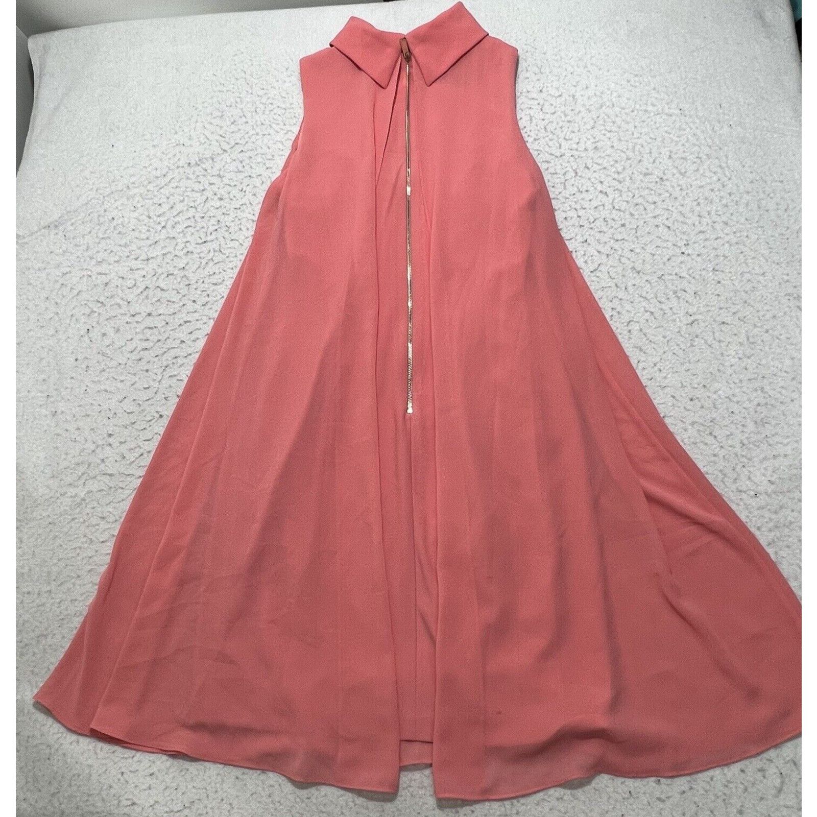 Vince Camuto Vince Camuto Sleeveless Layered Collared Sheath Dress Size M / US 6-8 / IT 42-44 - 2 Thumbnail