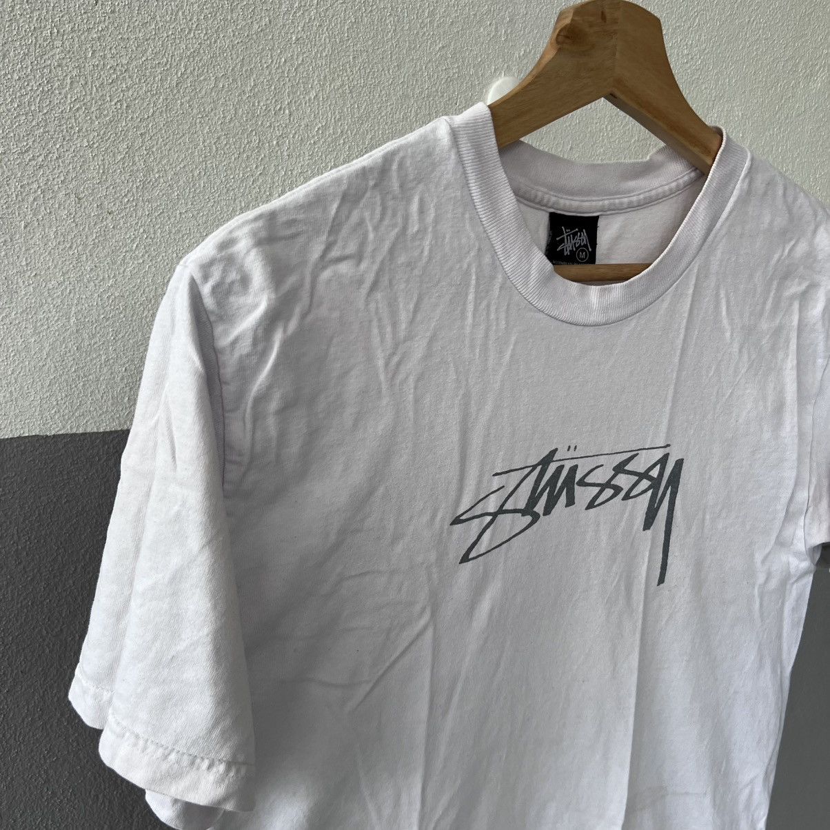 Stussy Y2K Stussy Spellout Tee Size US M / EU 48-50 / 2 - 2 Thumbnail