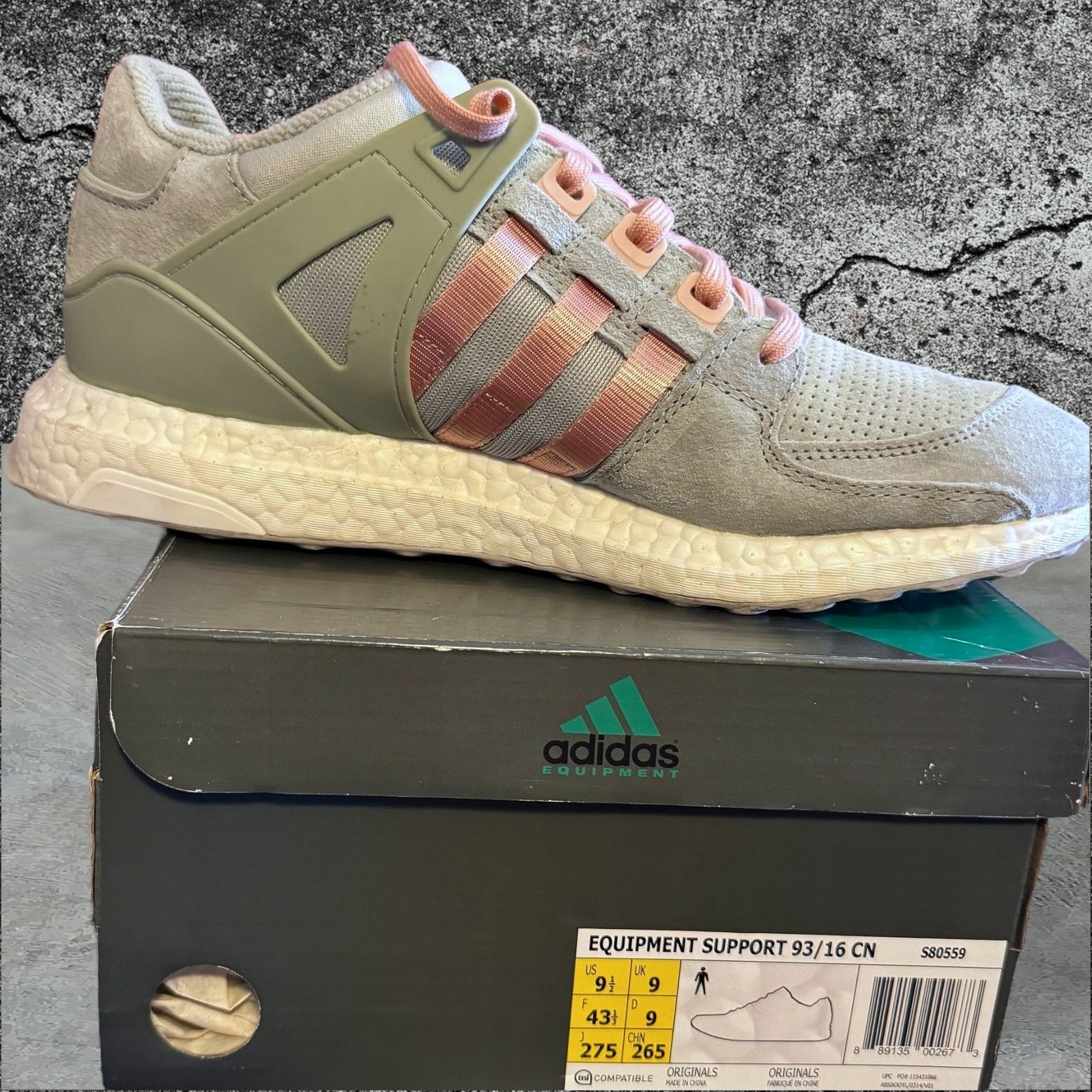 Adidas Adidas CONCEPTS X EQT SUPPORT 93/16 CN 'BLUE ROOM' • 9.5M Size US 9.5 / EU 42-43 - 2 Thumbnail