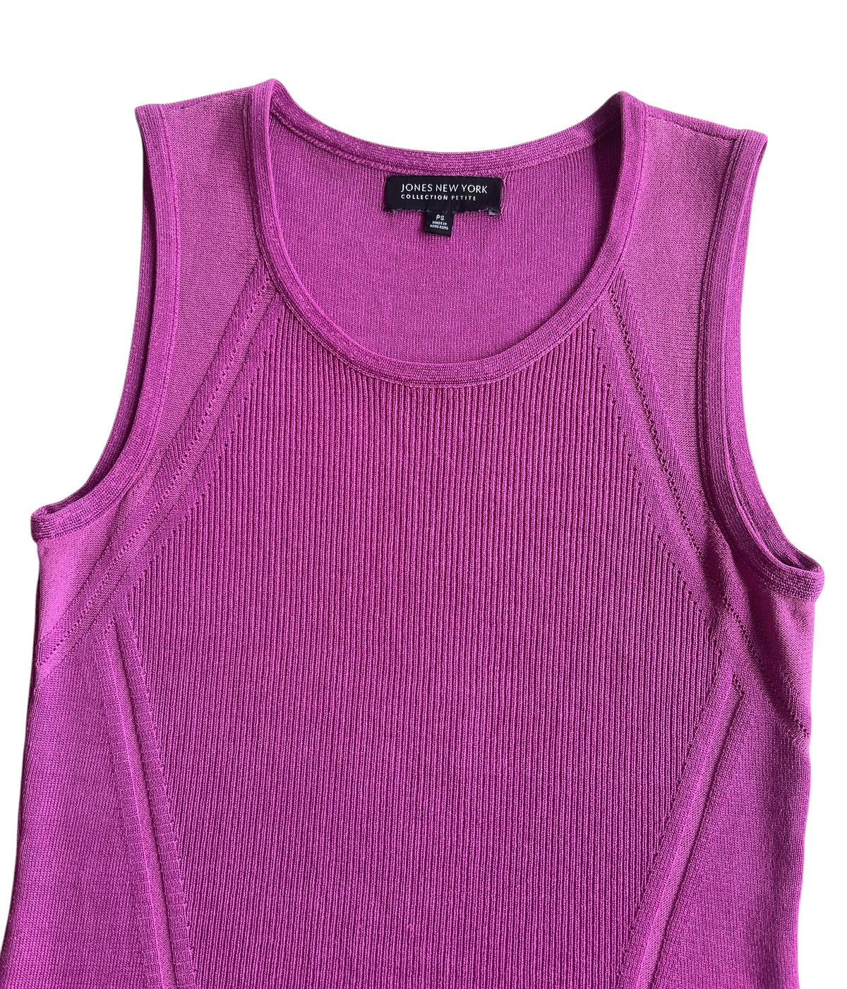Jones New York Tank Top Fitted Knitted Size S / US 4 / IT 40 - 3 Thumbnail