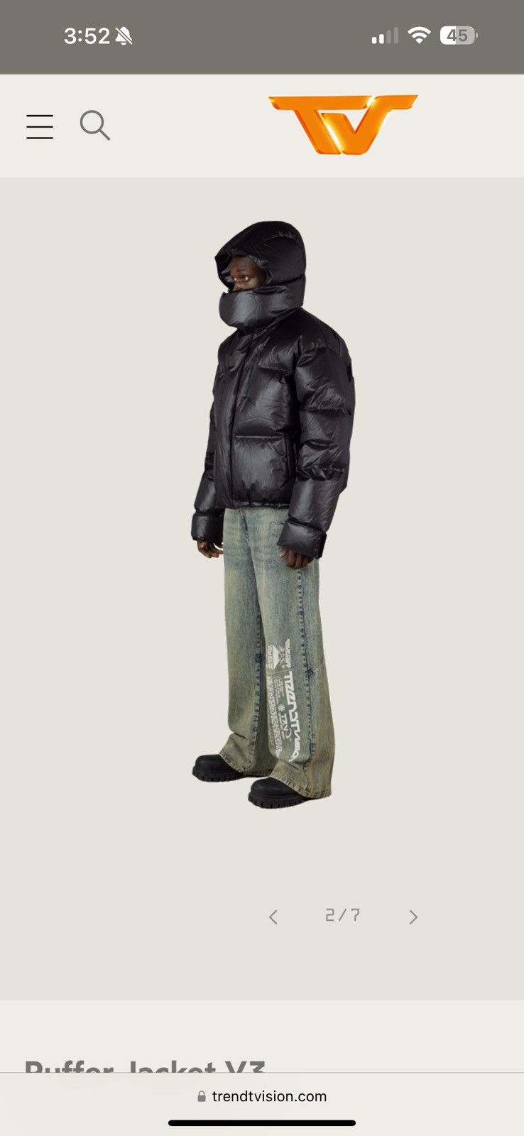 Trendt Vision Trendtvision Puffer Jacket V3 Size US M / EU 48-50 / 2 - 6 Thumbnail