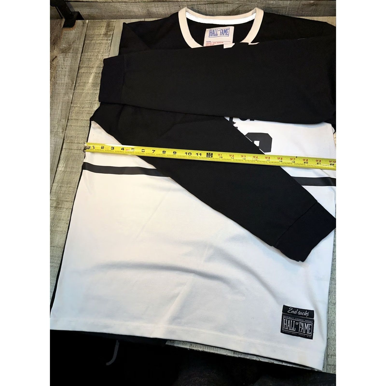 Vintage VINTAGE Men’s Hall of Fame 2nd Sucks Long Sleeve XL Black T-Shirt Mens XL Long Sleeve Fame Brand Shirt Size US XL / EU 56 / 4 - 6 Thumbnail
