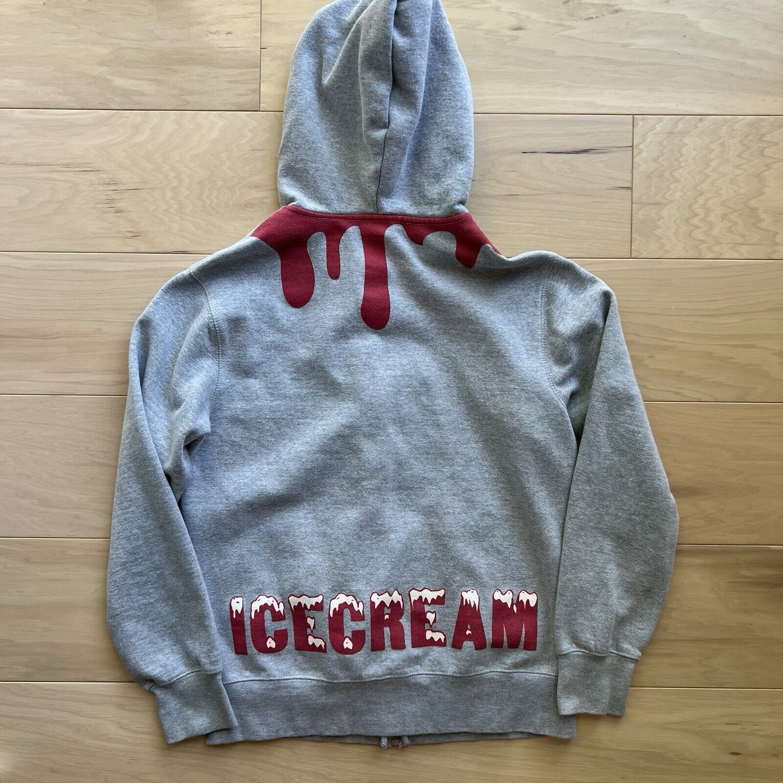 Icecream × Vintage Vintage BBC Ice Cream Jacket M Gray Full Zip Y2K Streetwear Size US M / EU 48-50 / 2 - 9 Thumbnail