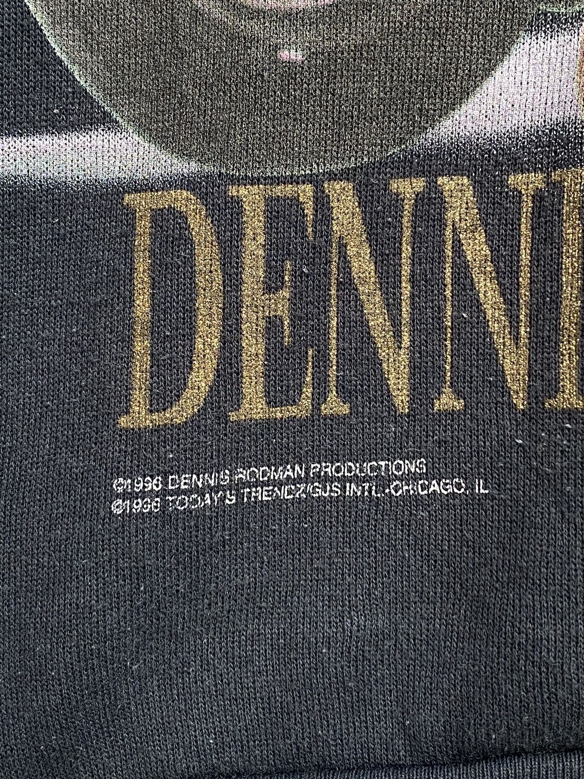 Band Tees Vintage Dennis Rodman Distressed Crewneck/ Sade Travis Scott Size US M / EU 48-50 / 2 - 6 Thumbnail