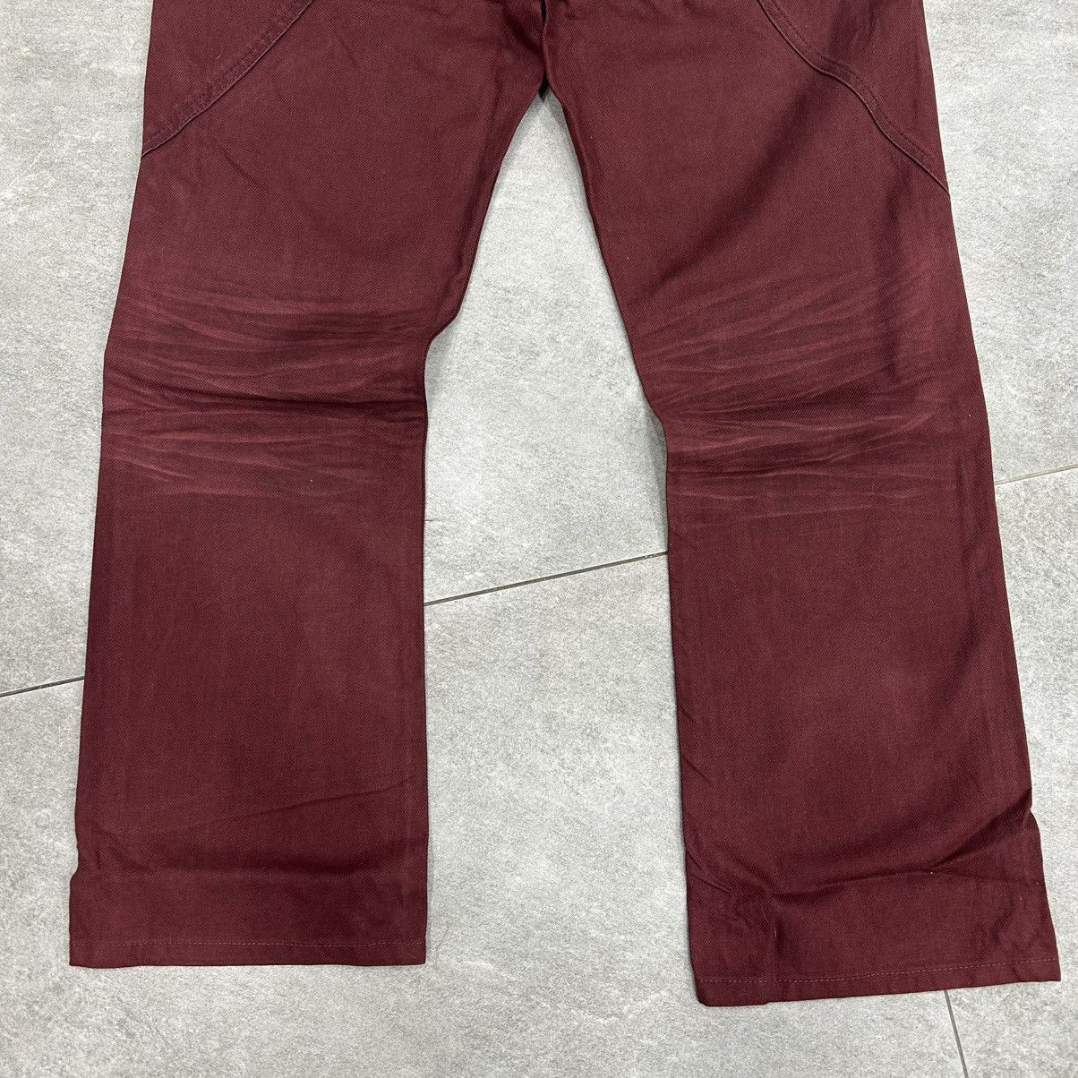 semanticdesign Vintage 90s Semanticdesign Flared Burgundy Pants Size US 34 / EU 50 - 14 Thumbnail