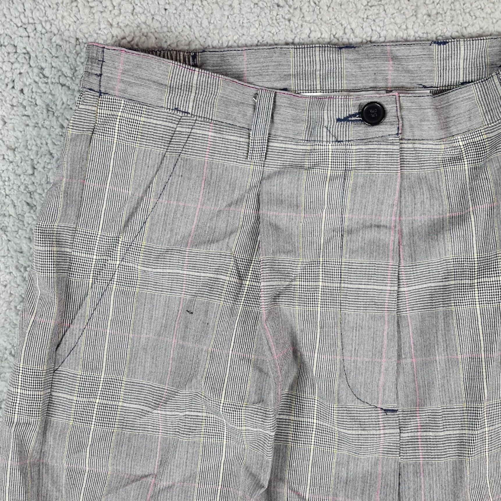 Vintage VINTAGE Chadwicks 90s Plaid Golf Pants Womens Size 12 Relaxed Fit Gray Retro Bohemian Size 34" / US 12 / IT 48 - 3 Thumbnail