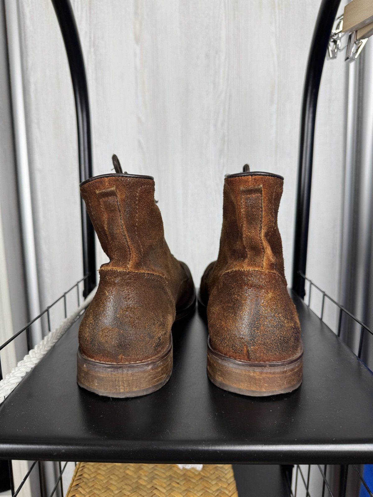 H By Hudson Hudson Dip Dye brown lace up smyth boots Size US 12 / EU 45 - 10 Thumbnail