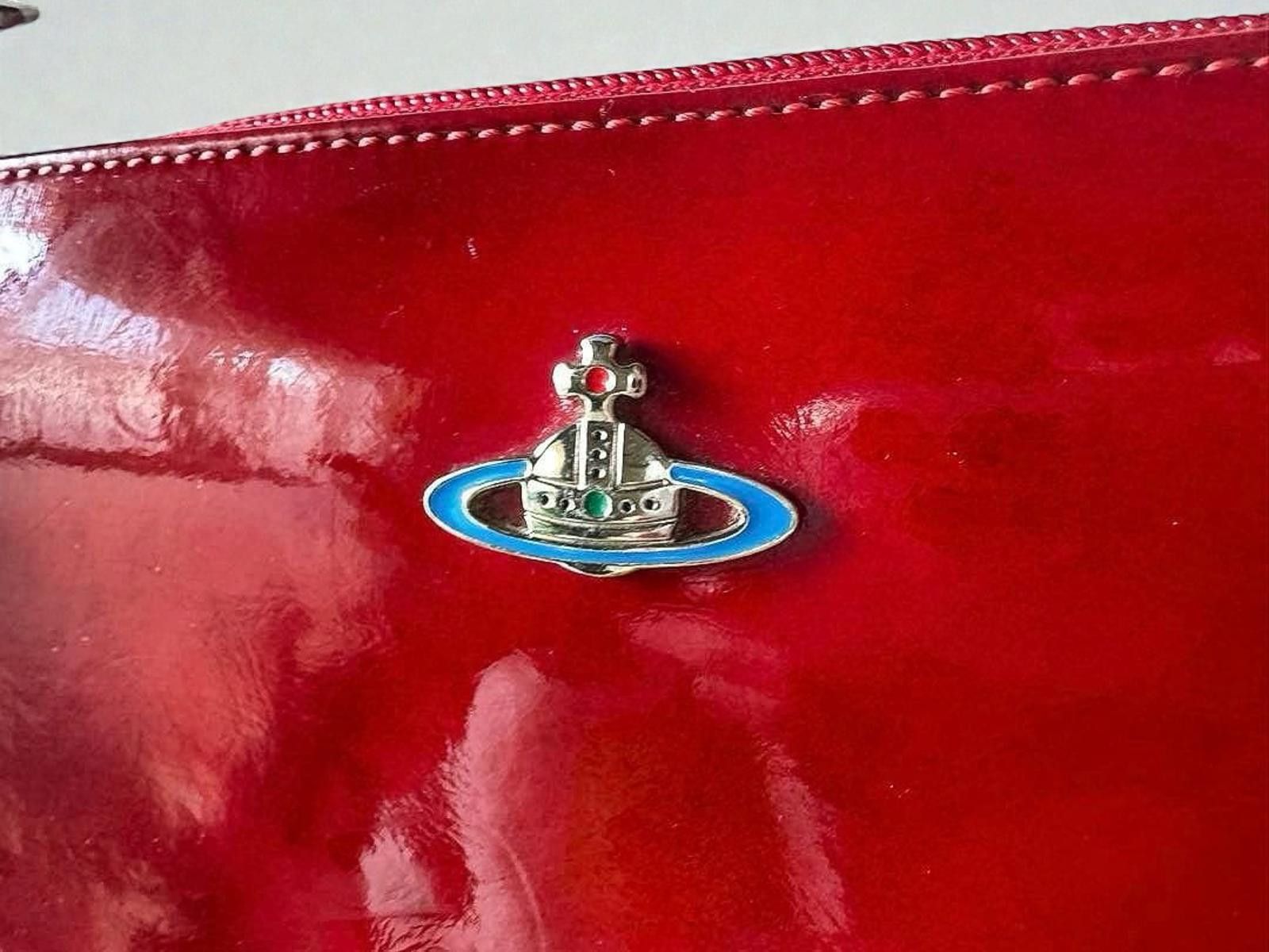 Vivienne Westwood Vivienne Westwood - Red Patent Leather Handbag Size ONE SIZE - 3 Thumbnail