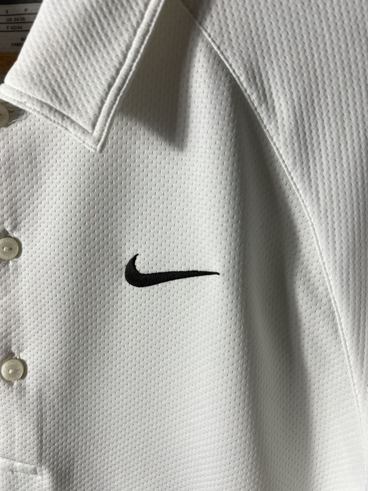 Nike 🟦 Vintage Nike Tennis Polo — White (Court Line) Size S Size US S / EU 44-46 / 1 - 4 Thumbnail