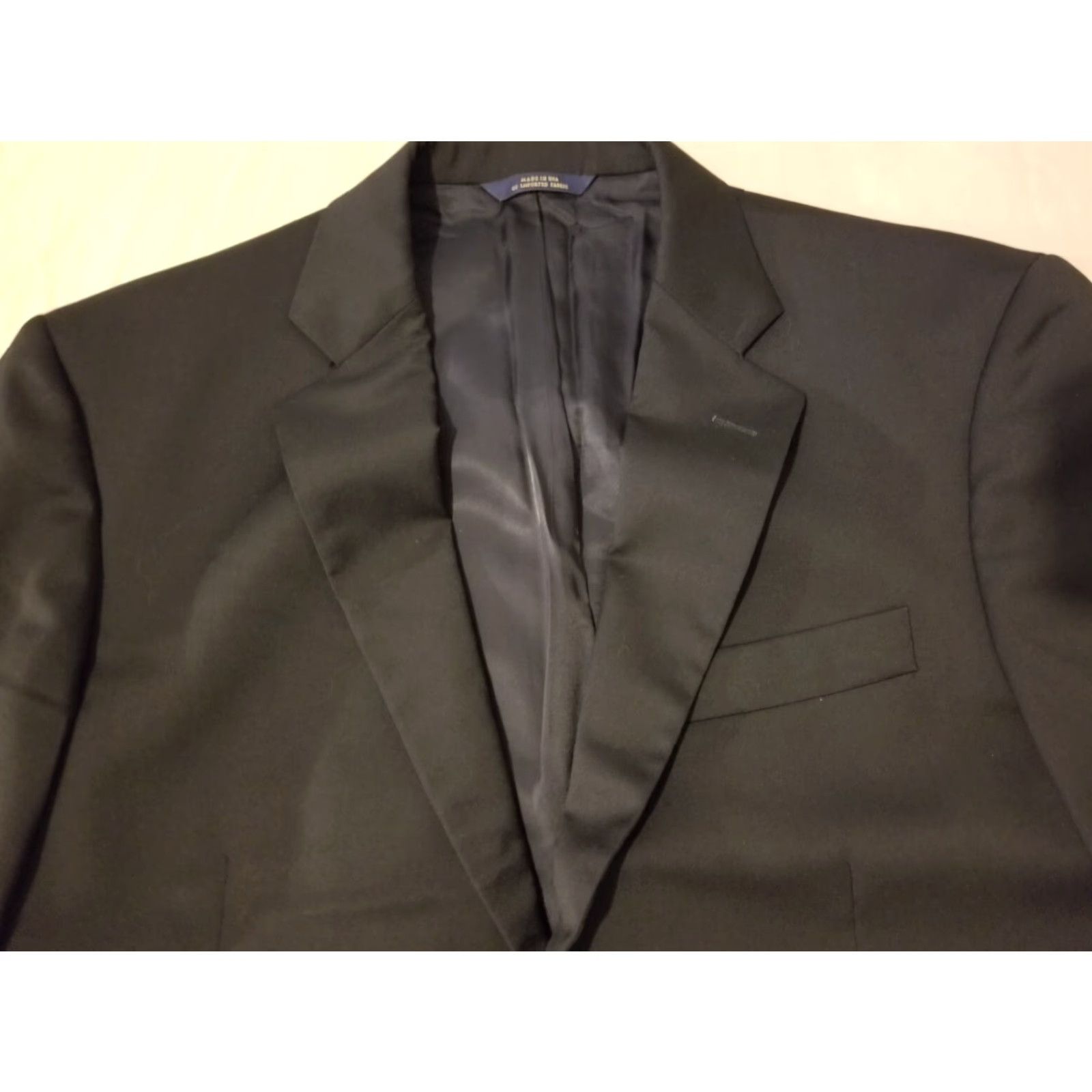 Brooks Brothers VINTAGE Brooks Brothers Wool Blazer 39L Black 3-in-1 Jacket Mens Size 39 Mens Blazer Black Brooks Brothers Wool Jacket 39L Size 40R - 3 Thumbnail
