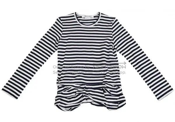 Comme des Garcons Comme Des Garcons Navy Retro Striped Top Size S / US 4 / IT 40 - 2 Thumbnail