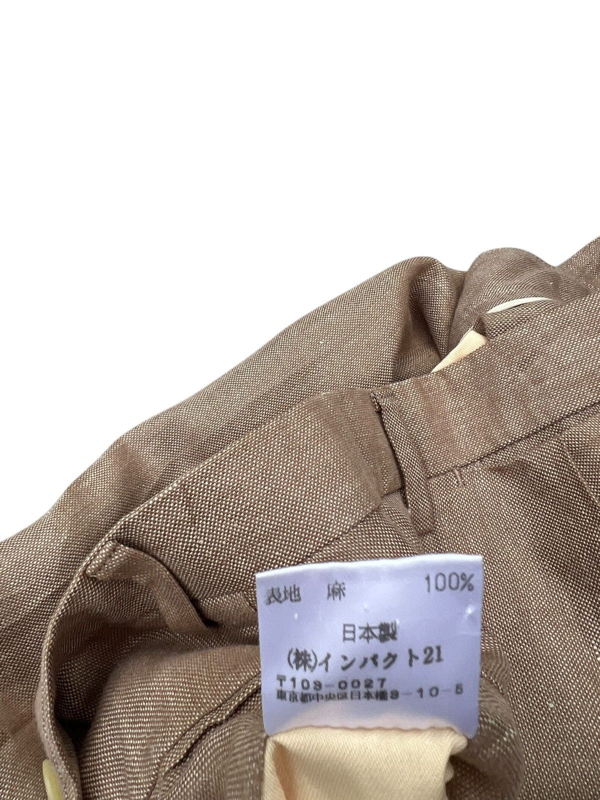 Polo Ralph Lauren Vintage 90s Polo by Ralph Lauren 100% Linen Trouser Pant Size US 33 - 22 Thumbnail