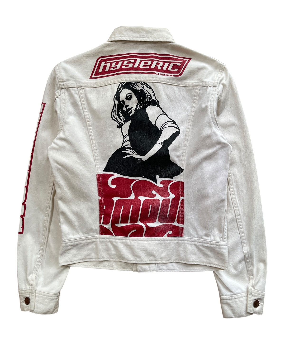 Hysteric Glamour Vtg Hysteric Glamour Punk Denim Jacket Size S / US 4 / IT 40 - 3 Thumbnail