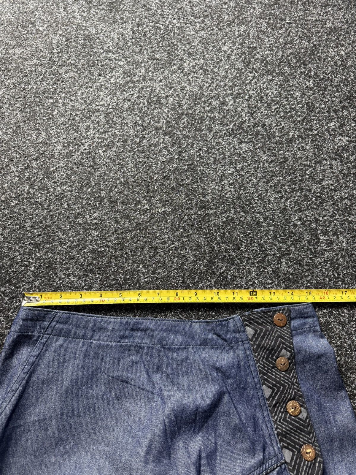 Avant Garde Japanese Denim Cargo Utility Asymmetric Pants