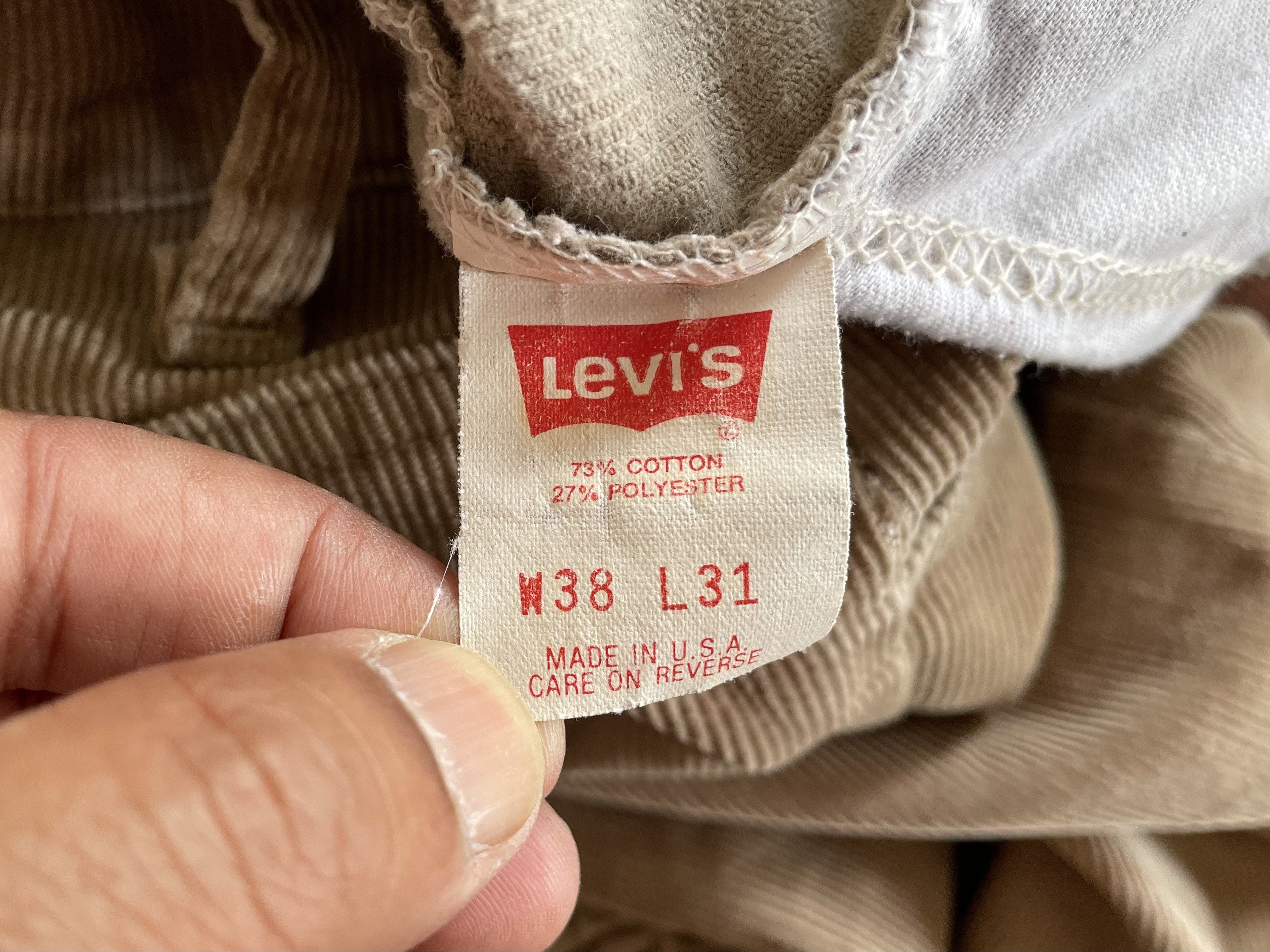 Levi's × Vintage 519 White Tab 5-pocket Corduroys Size US 38 / EU 54 - 10 Thumbnail