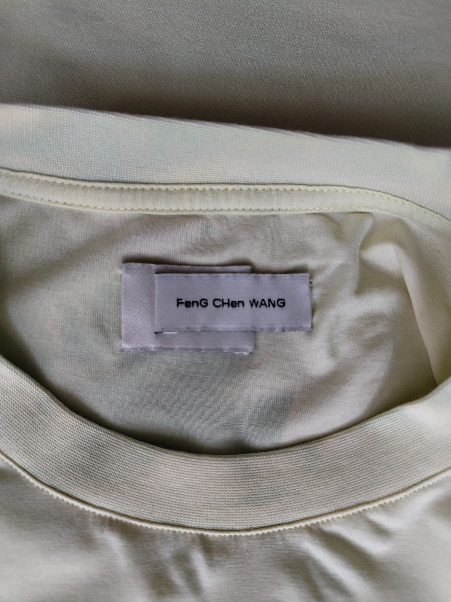Feng Chen Wang Light Lime Tee With Tie Dye Effect Size S / US 4 / IT 40 - 5 Thumbnail