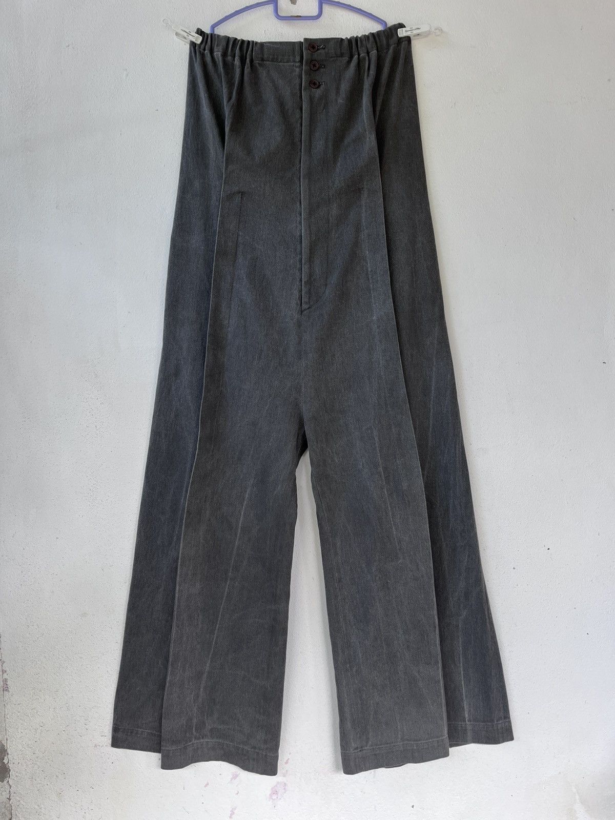 Limi Feu LIMI feu Yohji Yamamoto Avant-Garde Pleated Wide Pants Size 32" / US 10 / IT 46 - 1 Thumbnail