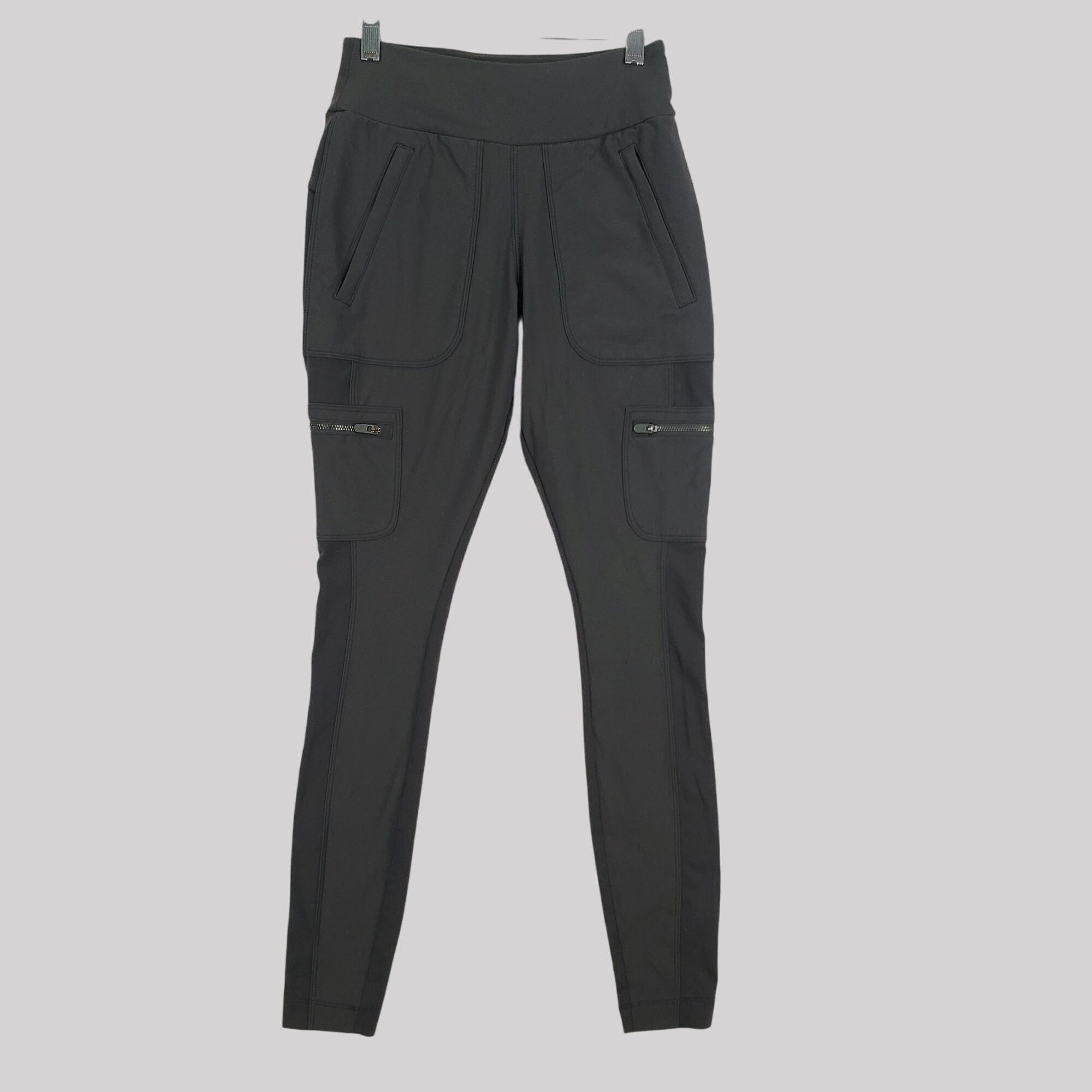 Athleta Athleta Black Headlands Hybrid Cargo High Rise Leggings Wome Size 25" / US 0 / IT 36 - 3 Thumbnail