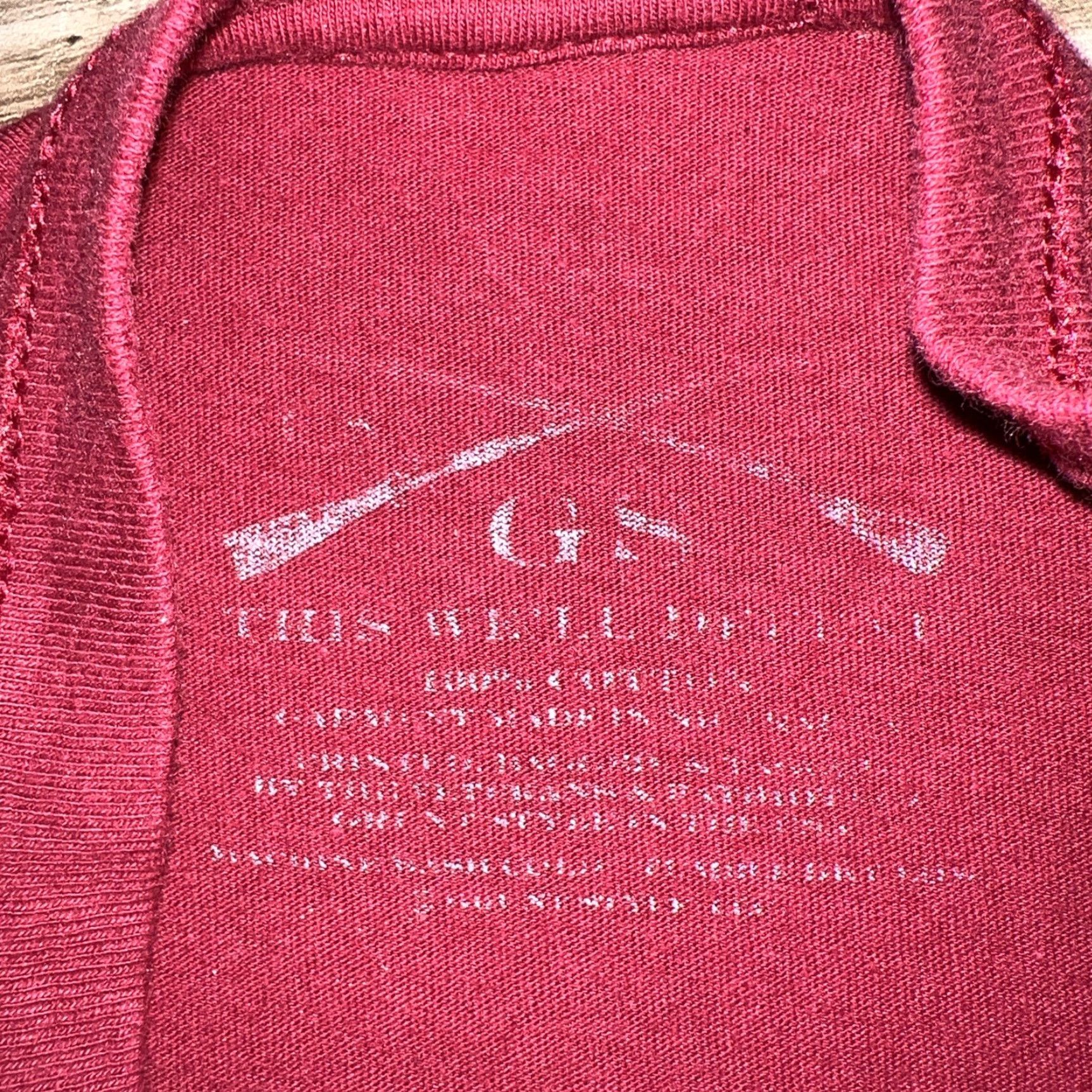 Vintage Grunt Style Red Graphic T-Shirt Mens Size L Size US L / EU 52-54 / 3 - 5 Thumbnail