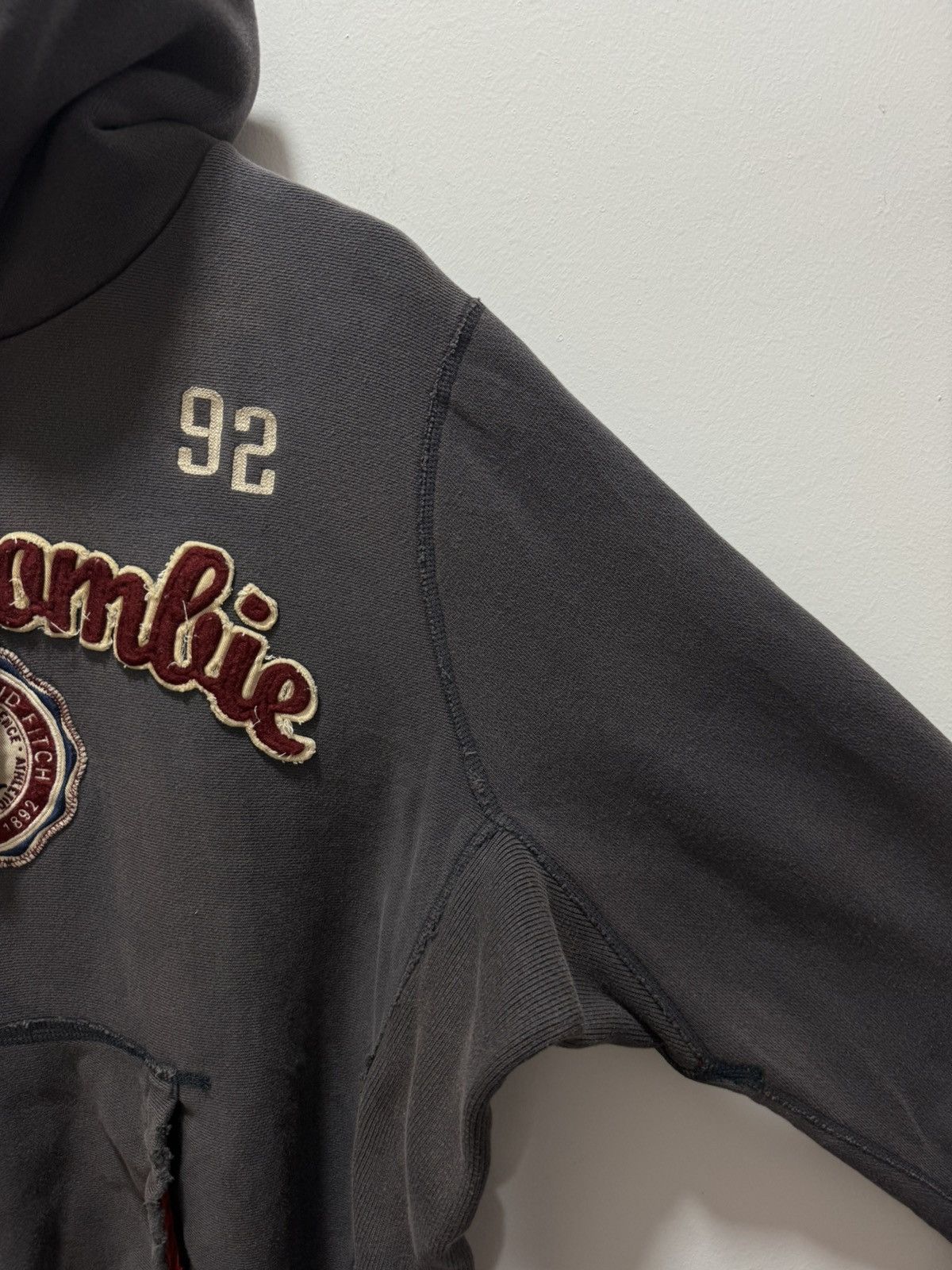 Abercrombie & Fitch × Vintage SUN FADED ABERCROMBIE & FITCH COLOUR BLEEDING HOODED Size L / US 10 / IT 46 - 3 Thumbnail