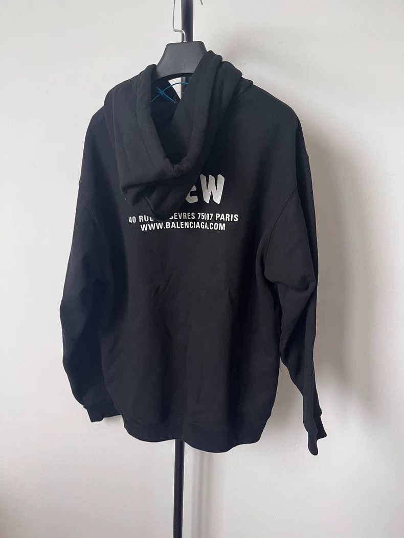 Balenciaga Balenciaga Crew monogrammed hoodie Size XS / US 0-2 / IT 36-38 - 2 Thumbnail