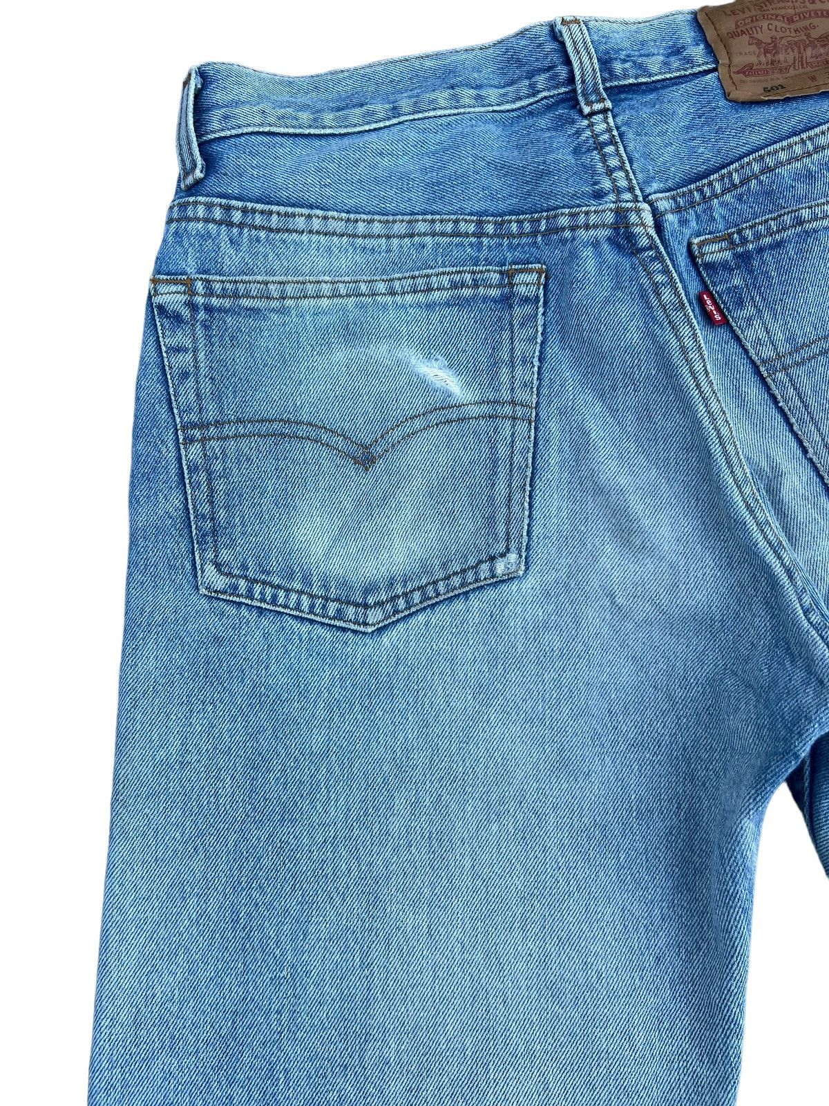 Levi's Vintage 80s Levi’s 501 Distressed Fade Blue Denim Jeans Size US 29 - 12 Thumbnail