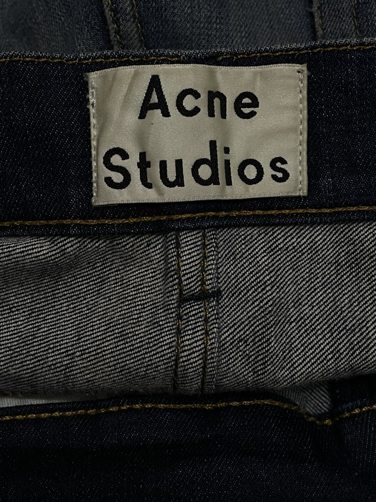 Acne Studios VINTAGE DESIGNER ACNE STUDIOS INDIGO DISTRESSED DENIM Size US 28 / EU 44 - 15 Thumbnail