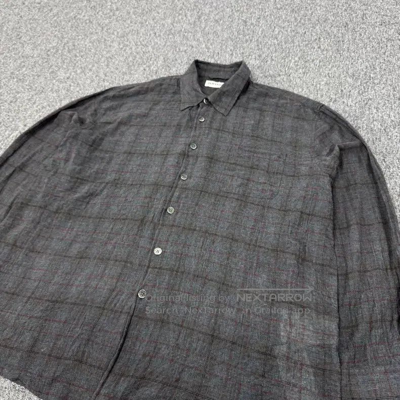 Our Legacy Our Legacy Plaid long-sleeved shirt jacket Size US L / EU 52-54 / 3 - 3 Thumbnail