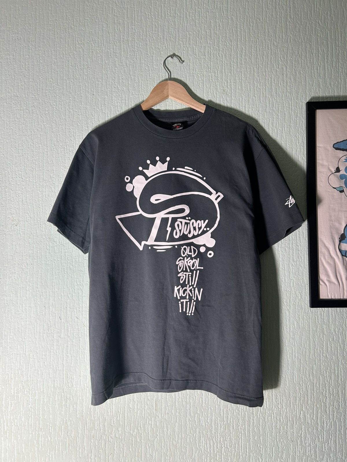 【OLD STUSSY】Stussy Old Skool Still Kickin' It Tee Stussy Old Skool Still Kickin It | Grailed