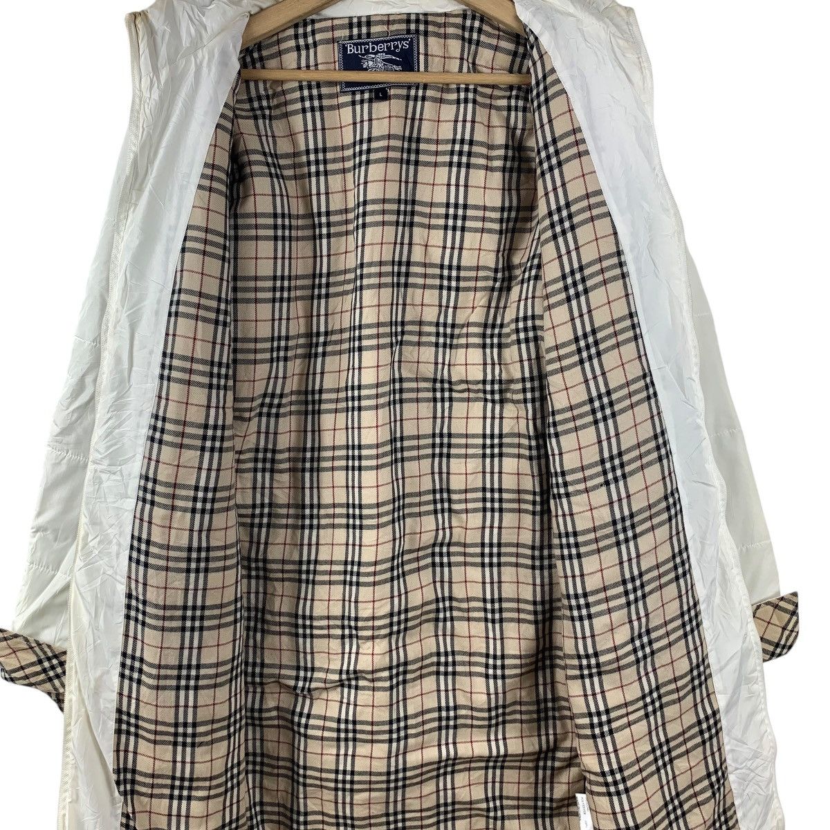 Burberry Vintage BURBERRY LONDON Nova Checks Puffer Trench Jacket Size L / US 10 / IT 46 - 5 Thumbnail