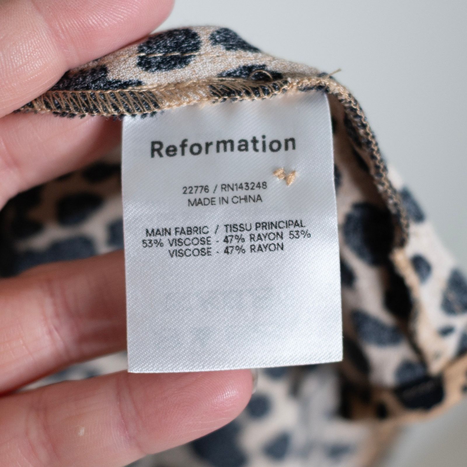 Reformation Reformation Port Dress Leopard Size M / US 6-8 / IT 42-44 - 7 Thumbnail